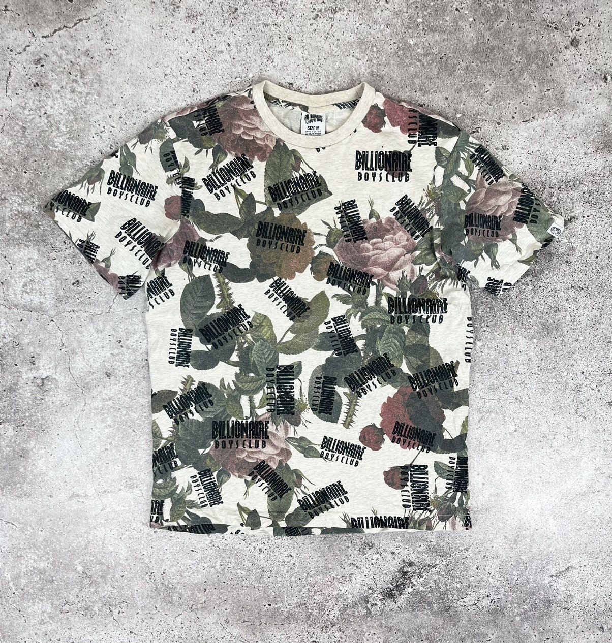Billionaire Boys Club Billionaire Boys Club Flowers Monogram Logo T Shirt Size US M / EU 48-50 / 2 - 2 Thumbnail