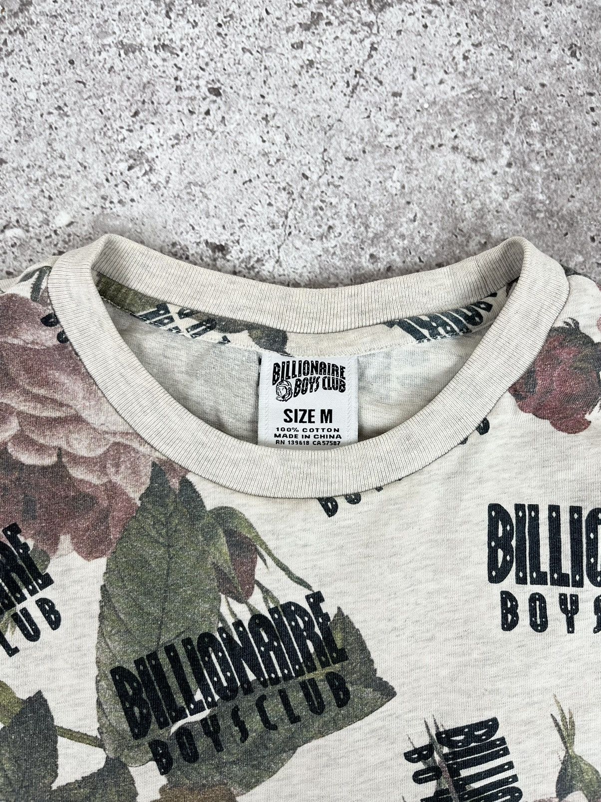 Billionaire Boys Club Billionaire Boys Club Flowers Monogram Logo T Shirt Size US M / EU 48-50 / 2 - 9 Thumbnail