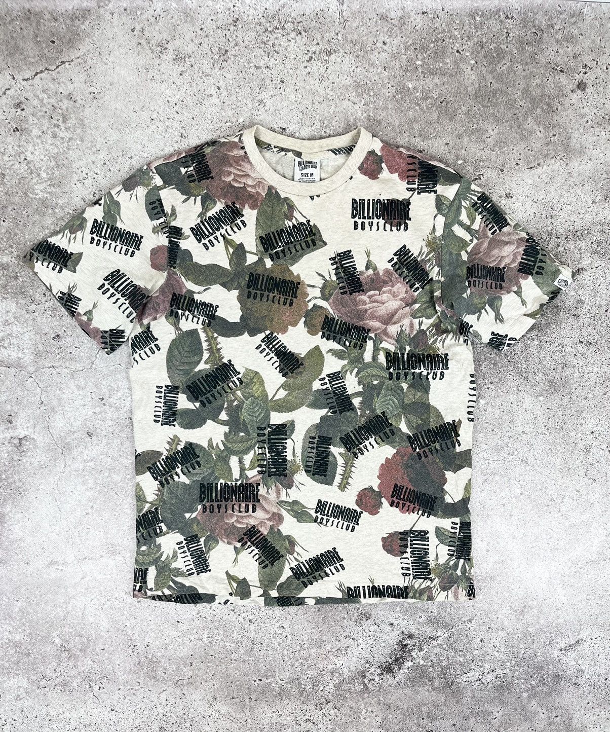 Billionaire Boys Club Billionaire Boys Club Flowers Monogram Logo T Shirt Size US M / EU 48-50 / 2 - 1 Thumbnail