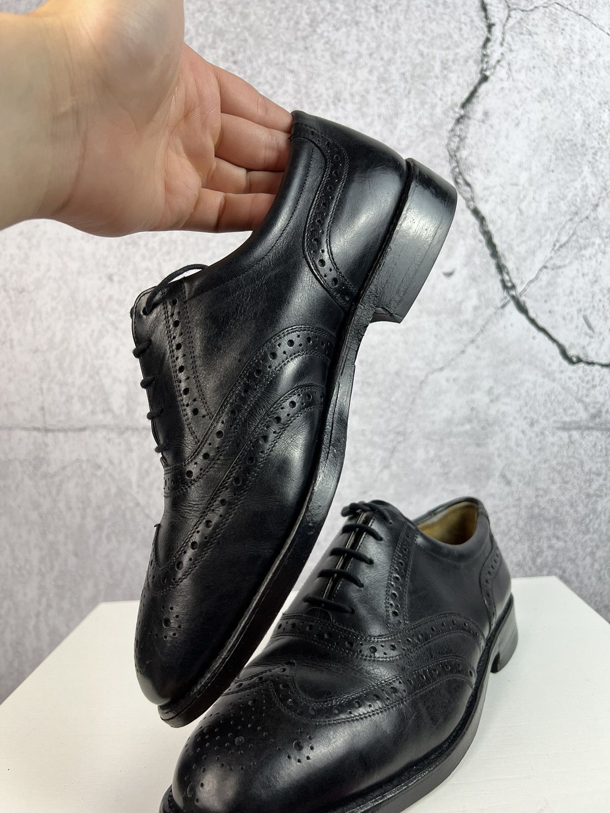 Vintage Vintage Italian Leather derby shoes Size US 8.5 / EU 41-42 - 10 Thumbnail