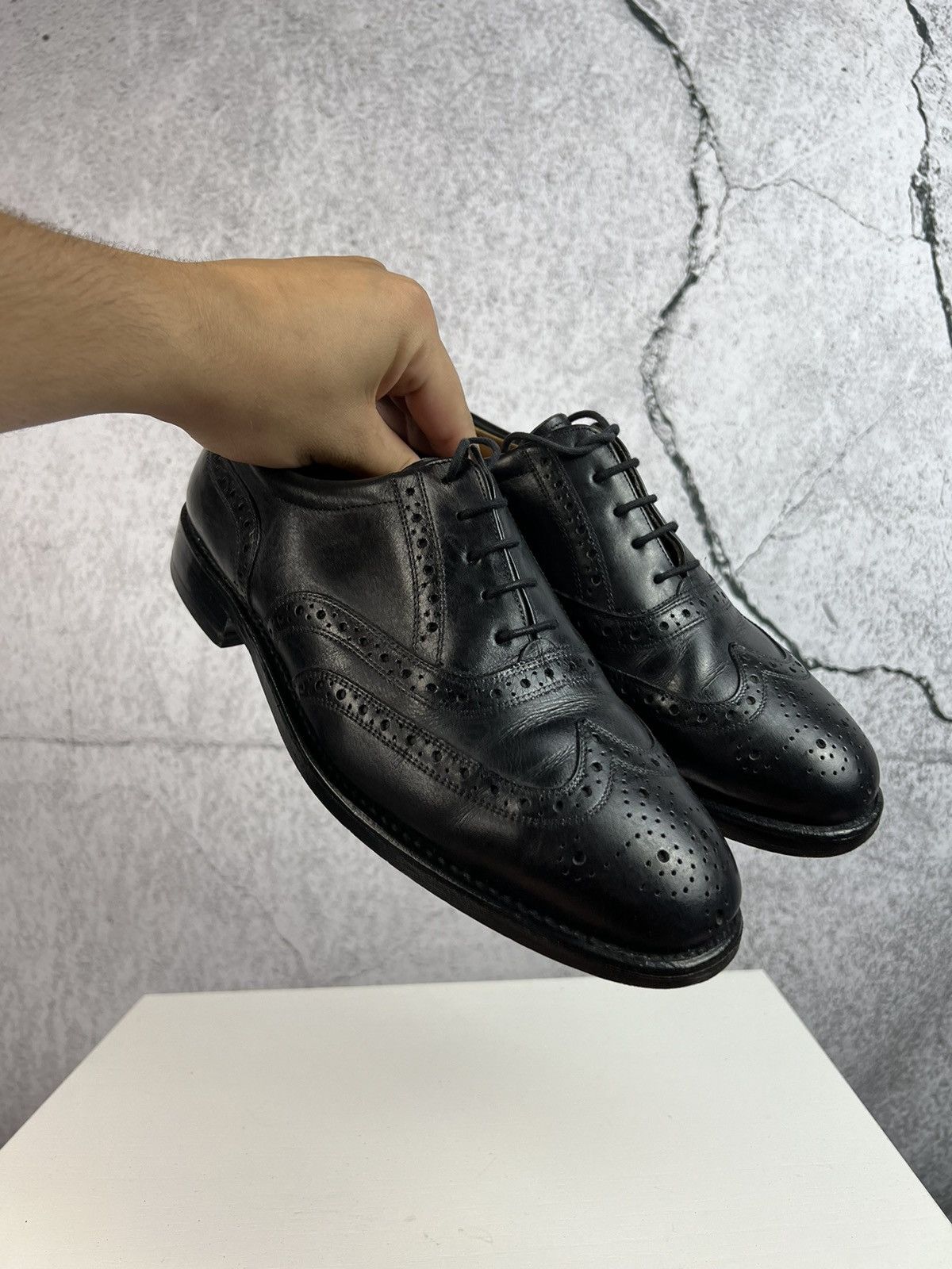 Vintage Vintage Italian Leather derby shoes Size US 8.5 / EU 41-42 - 4 Thumbnail