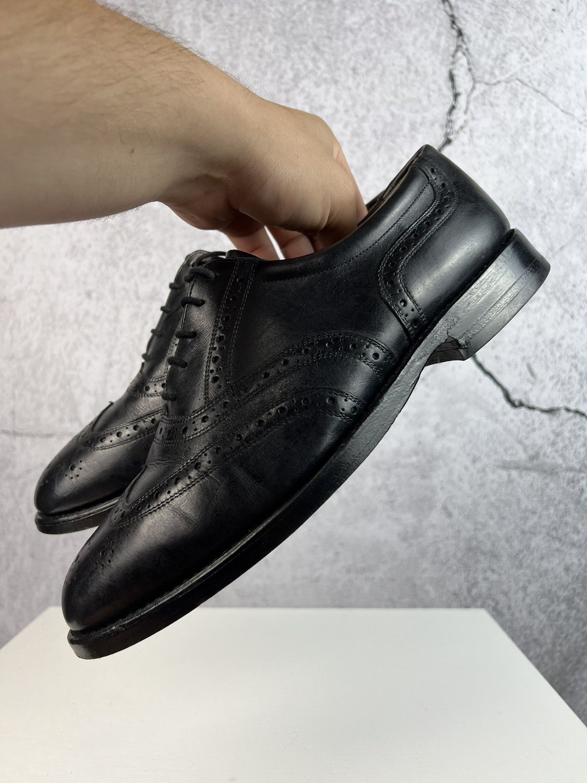 Vintage Vintage Italian Leather derby shoes Size US 8.5 / EU 41-42 - 9 Thumbnail
