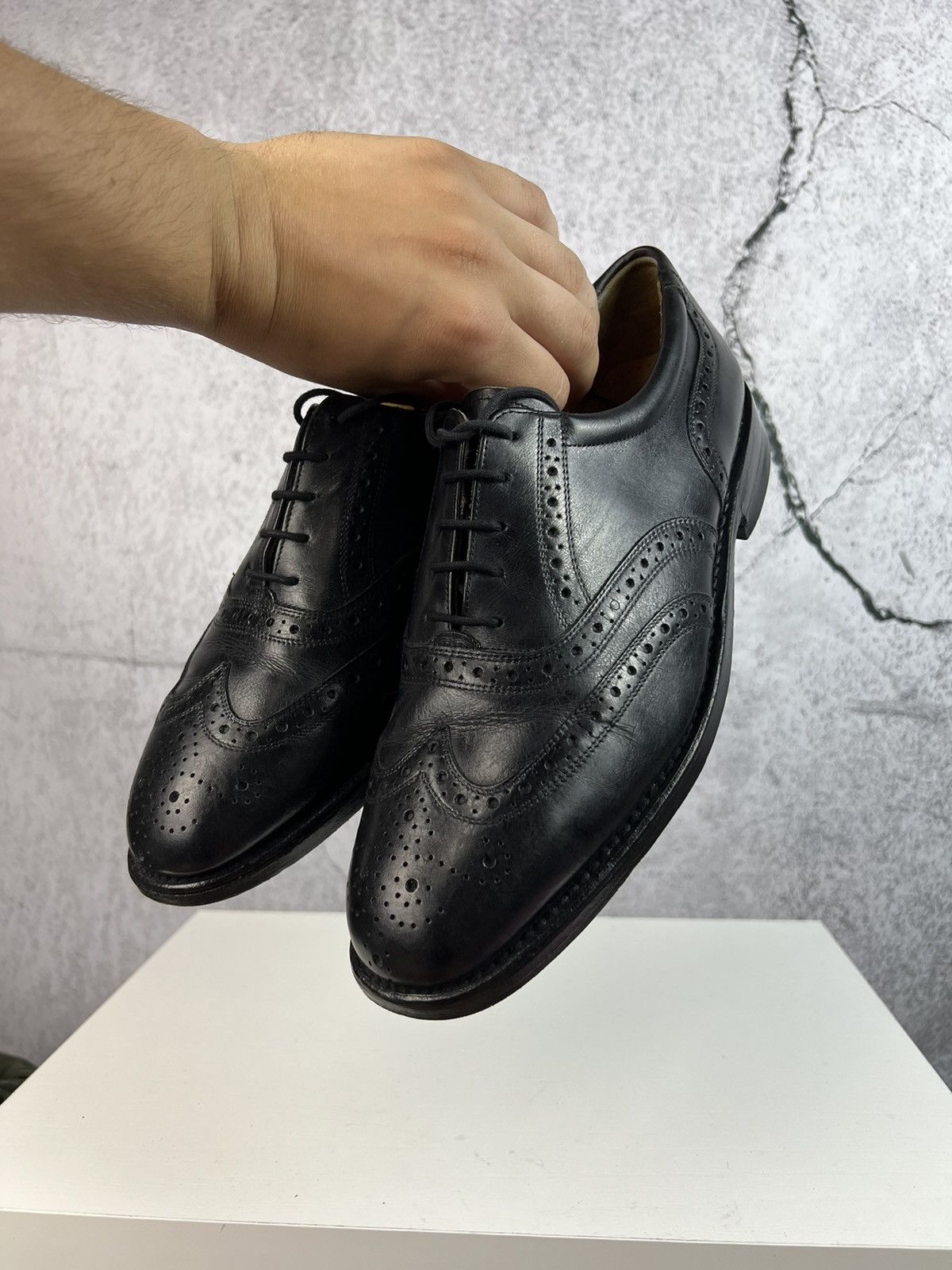 Vintage Vintage Italian Leather derby shoes Size US 8.5 / EU 41-42 - 5 Thumbnail