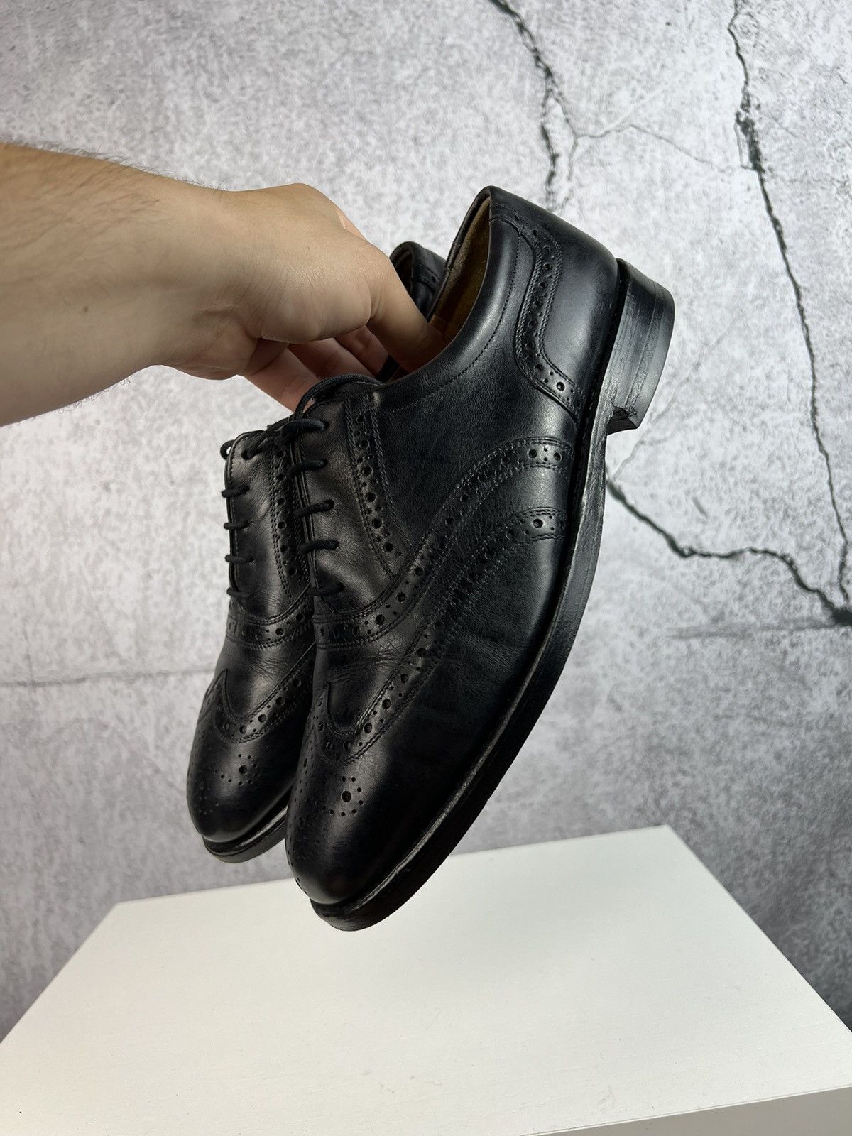 Vintage Vintage Italian Leather derby shoes Size US 8.5 / EU 41-42 - 3 Thumbnail