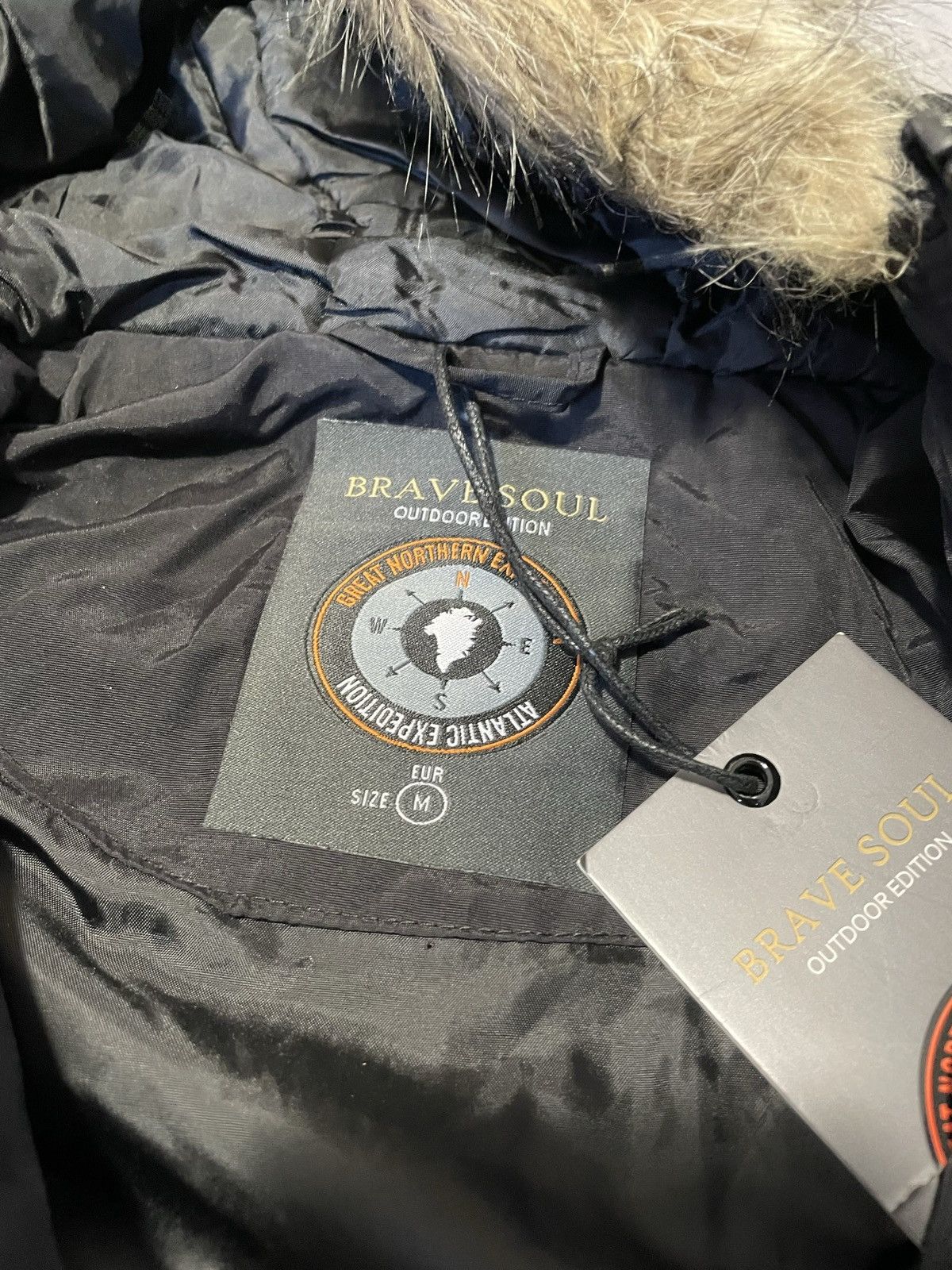 Brave Soul Brave Soul Fur Lined Hood Jacket Size US M / EU 48-50 / 2 - 2 Thumbnail