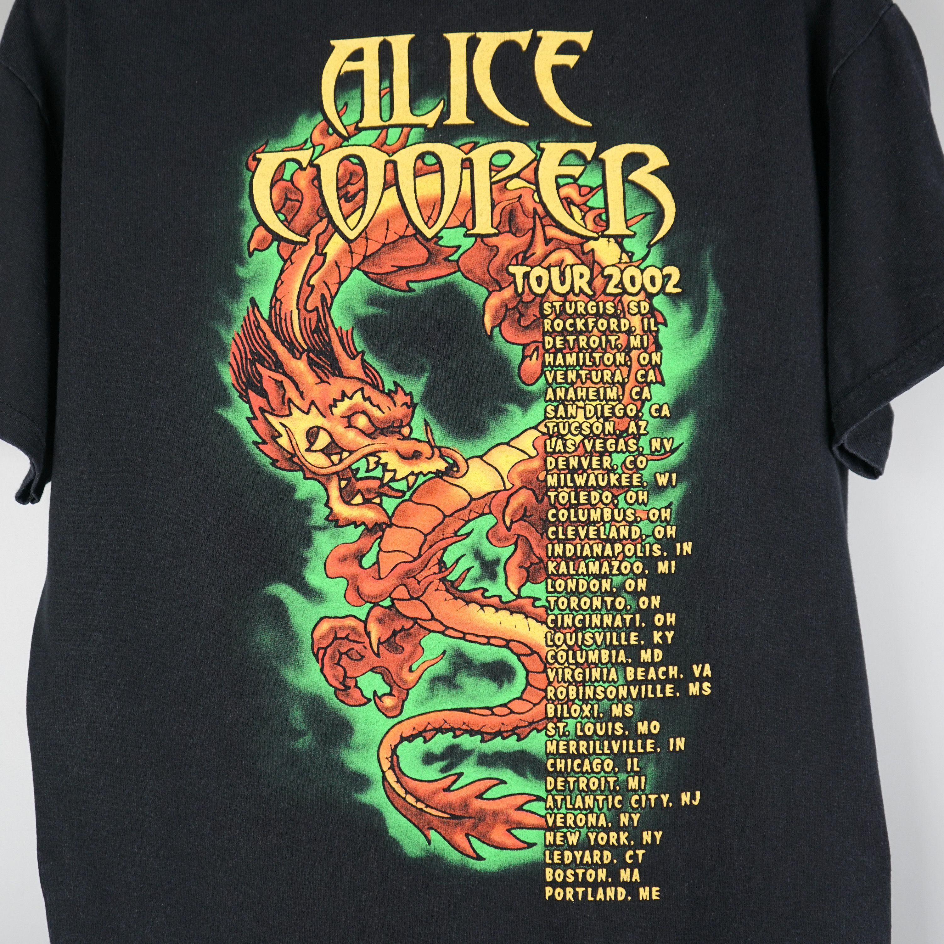 Band Tees × Vintage 2002 Alice Cooper tour t-shirt Size US M / EU 48-50 / 2 - 5 Thumbnail
