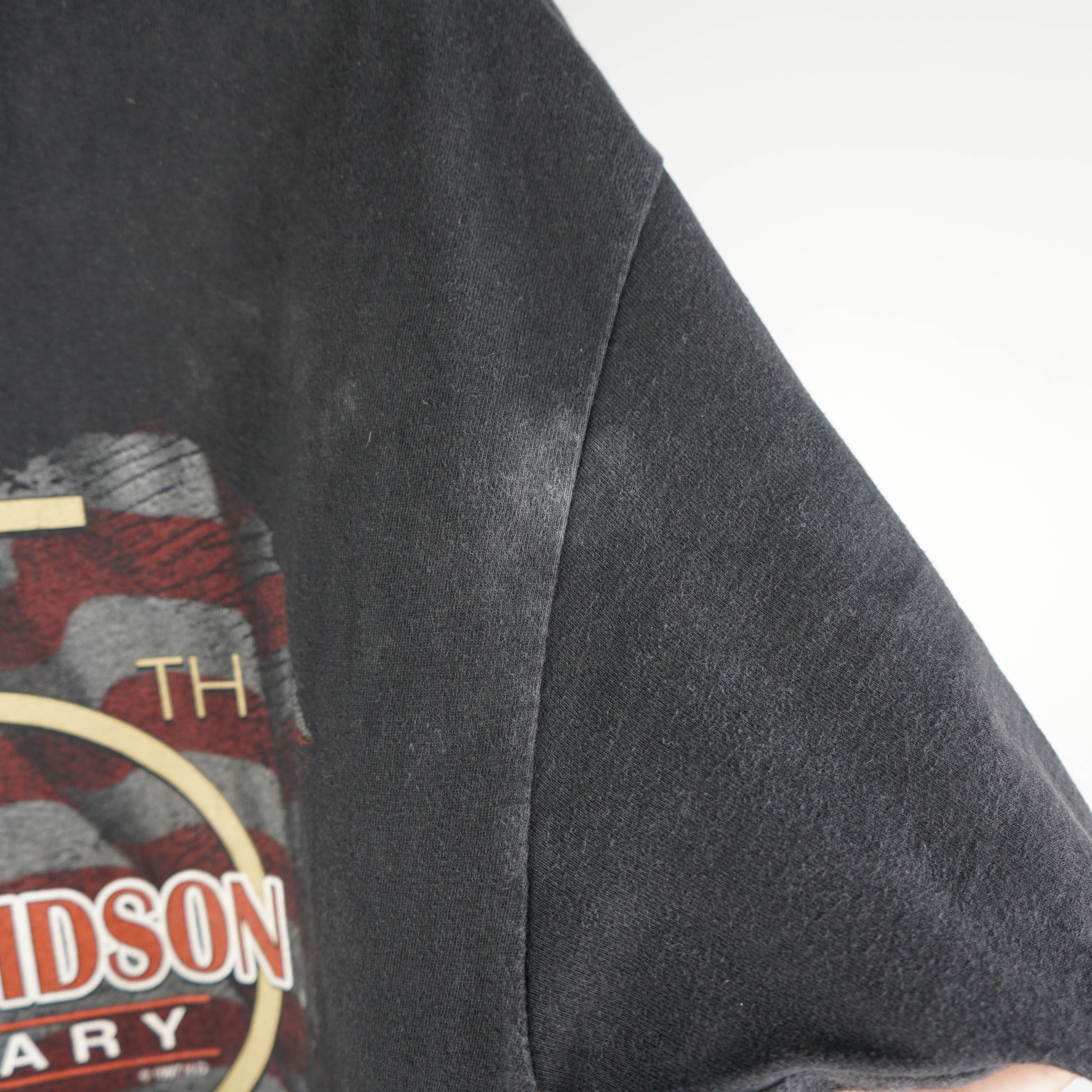 Harley Davidson × Vintage 1997 Harley Davidson 95 anniversary t-shirt Size US XL / EU 56 / 4 - 8 Thumbnail