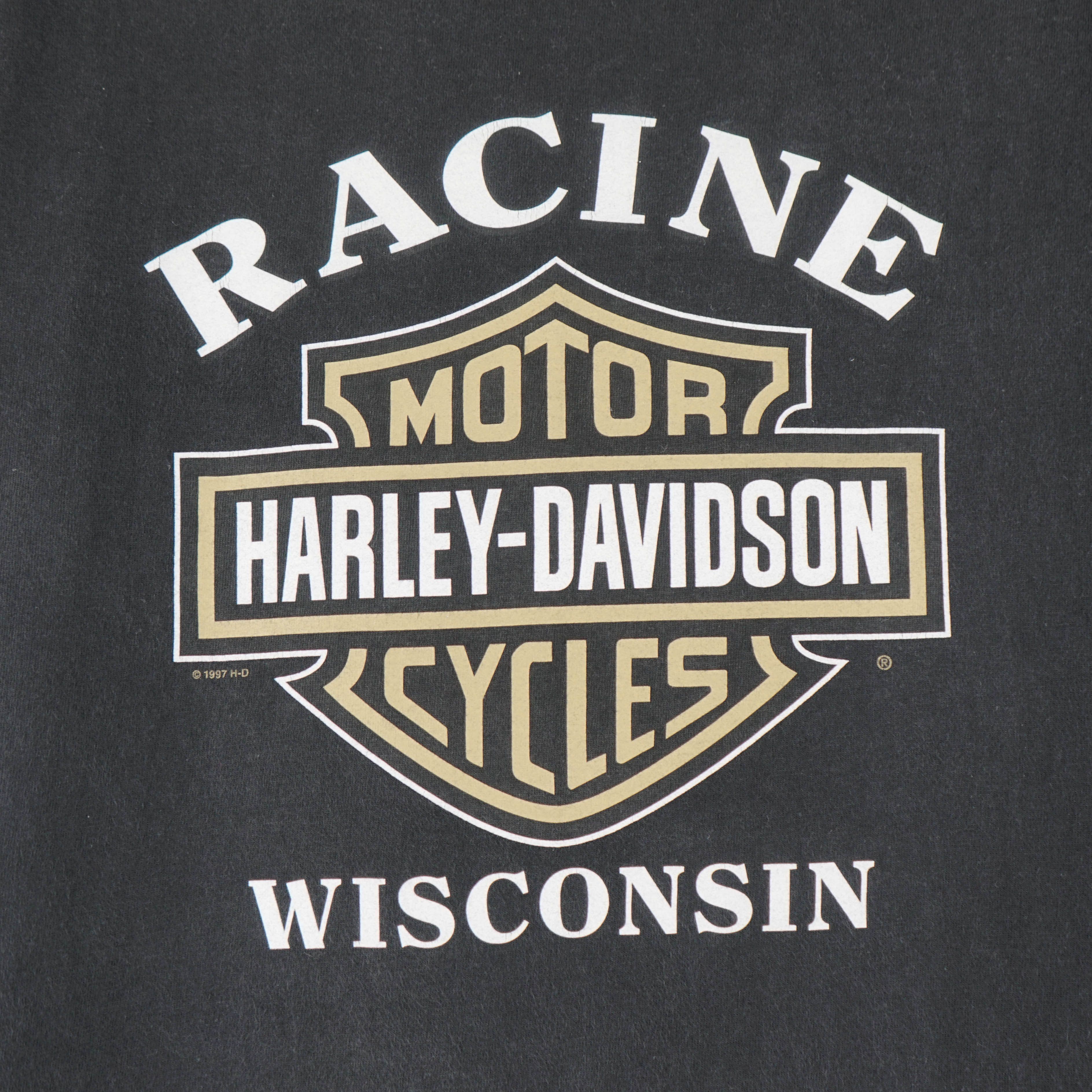 Harley Davidson × Vintage 1997 Harley Davidson 95 anniversary t-shirt Size US XL / EU 56 / 4 - 10 Thumbnail