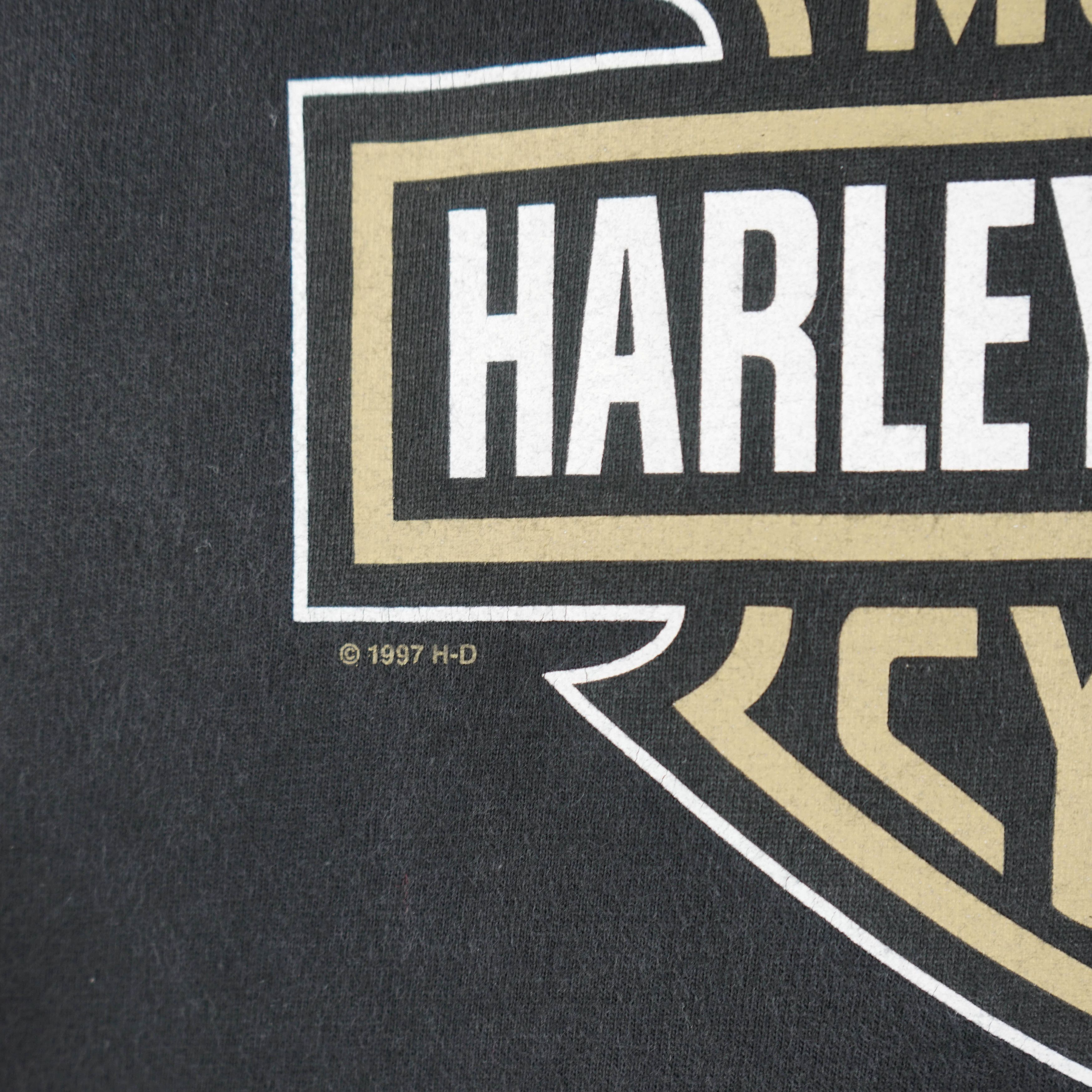 Harley Davidson × Vintage 1997 Harley Davidson 95 anniversary t-shirt Size US XL / EU 56 / 4 - 13 Thumbnail