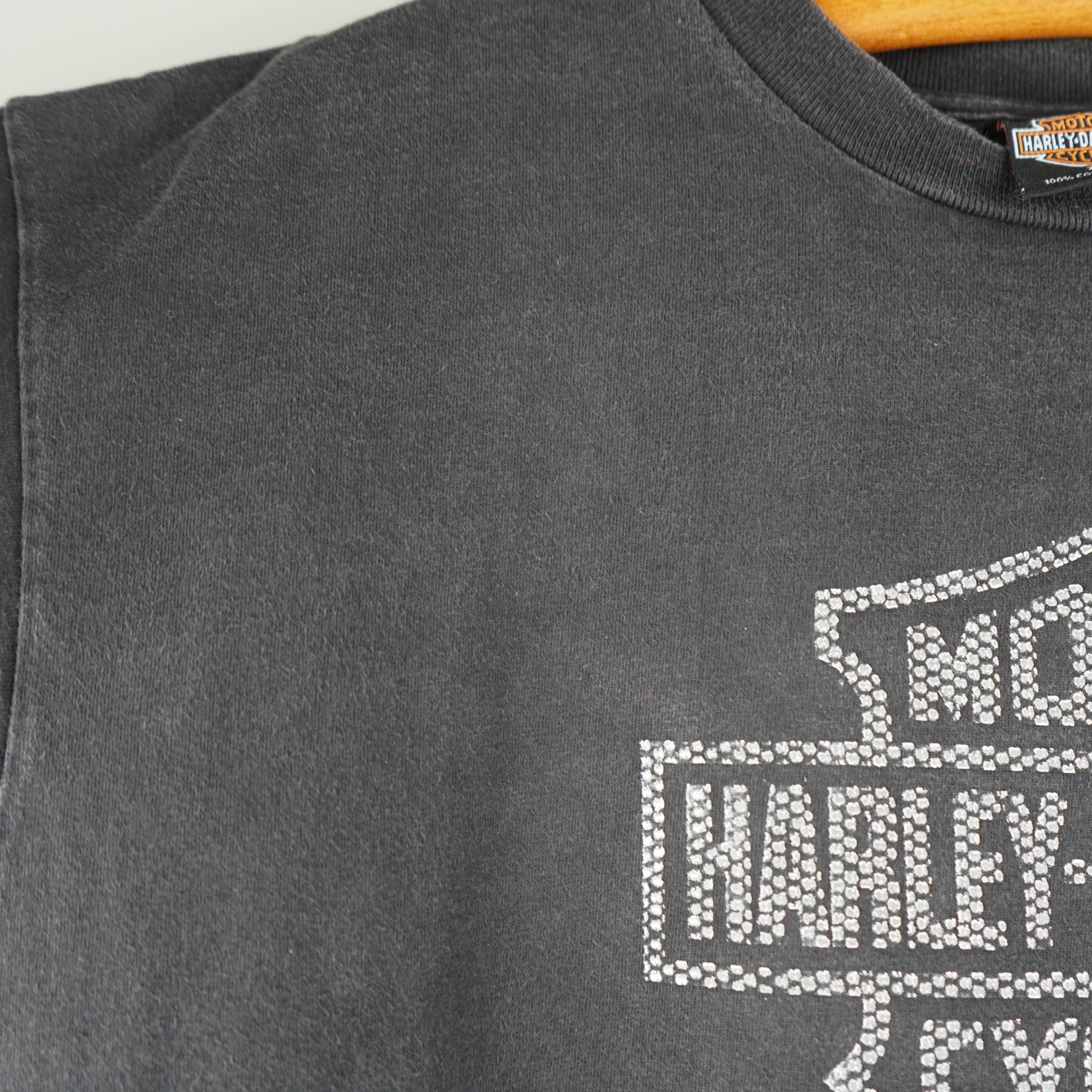 Harley Davidson × Vintage 1990s Harley Davidson Washington t-shirt Size US XL / EU 56 / 4 - 10 Thumbnail