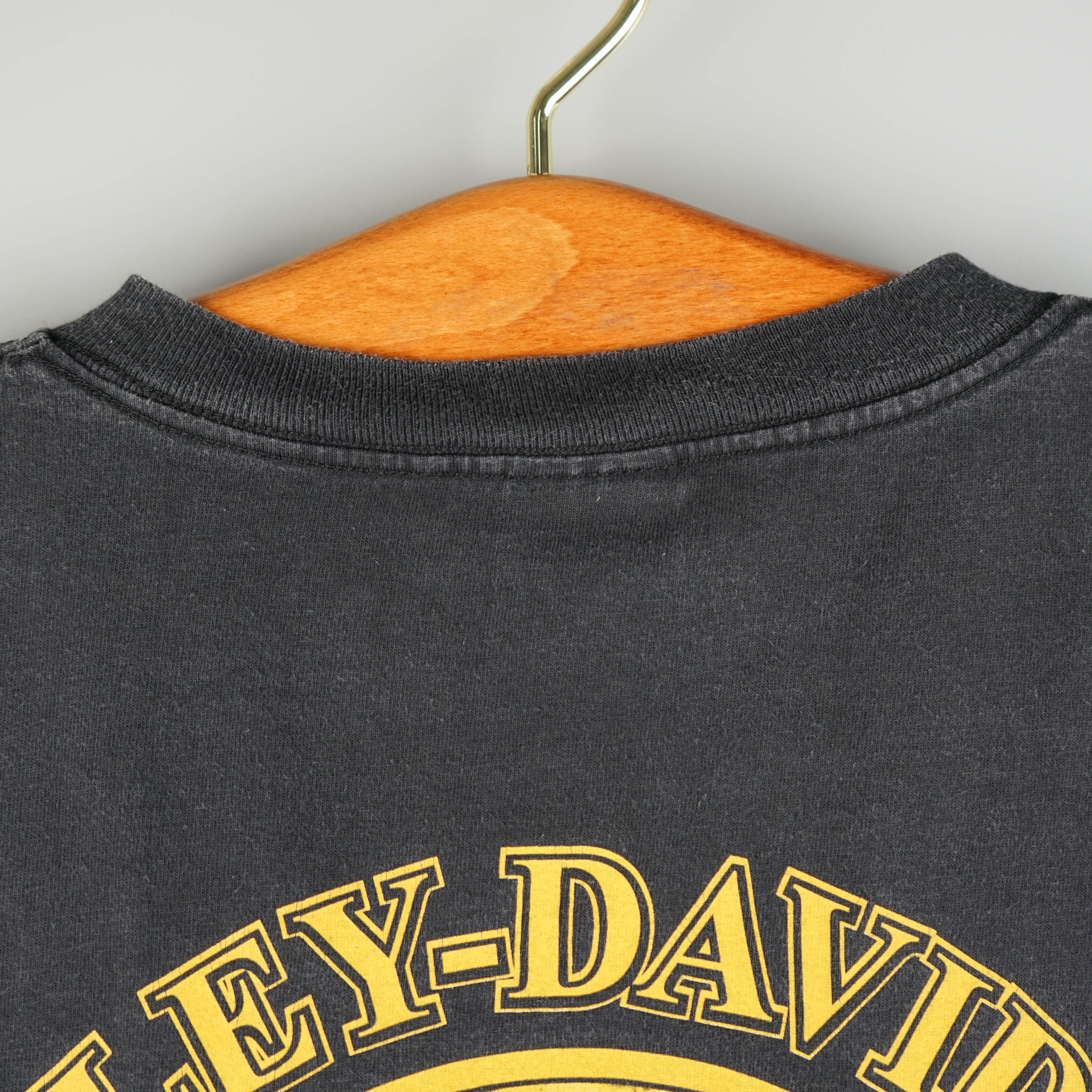 Harley Davidson × Vintage 1990s Harley Davidson Washington t-shirt Size US XL / EU 56 / 4 - 4 Thumbnail