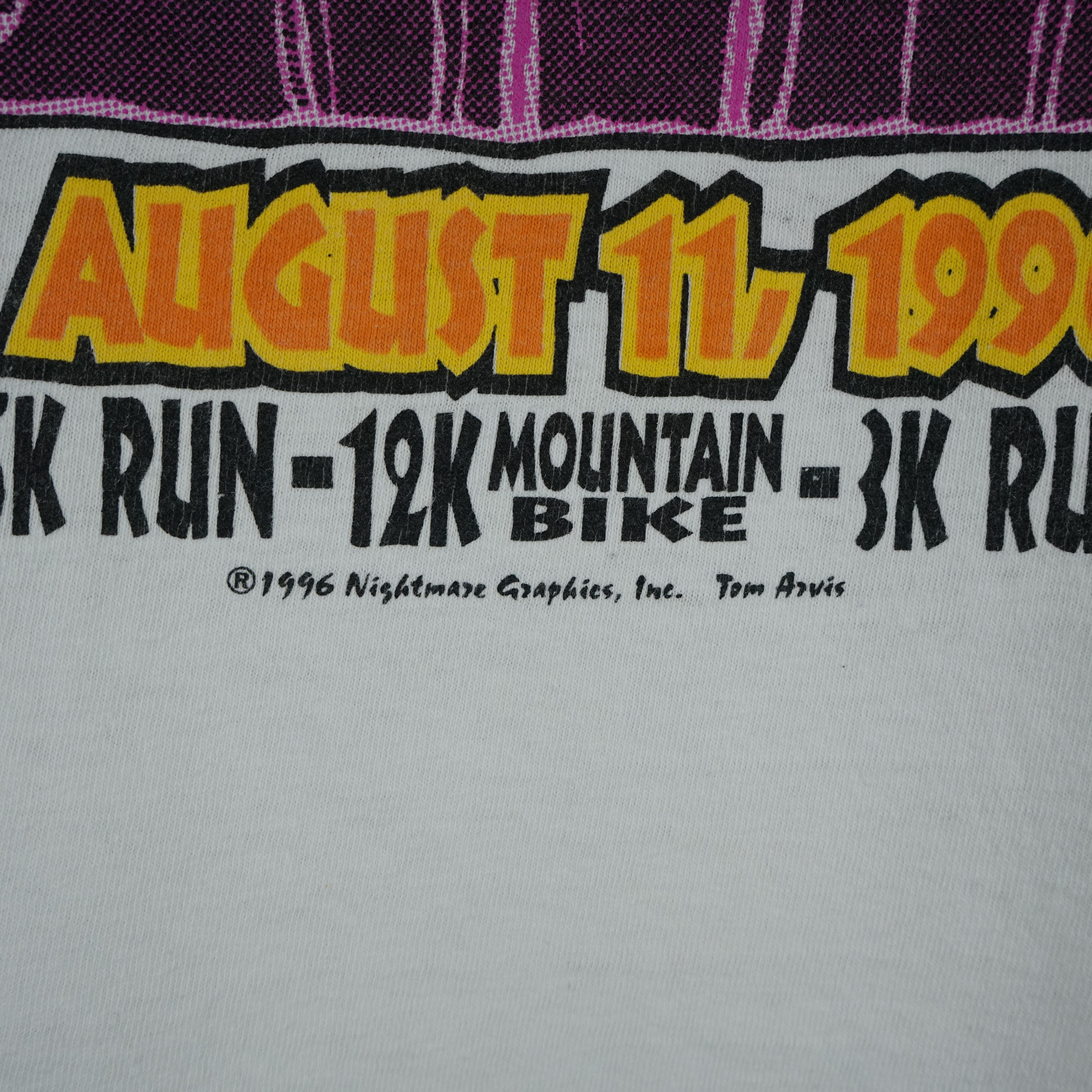 Vintage 1996 Duathlon Cougar Power t-shirt Running Bike Size US M / EU 48-50 / 2 - 3 Thumbnail