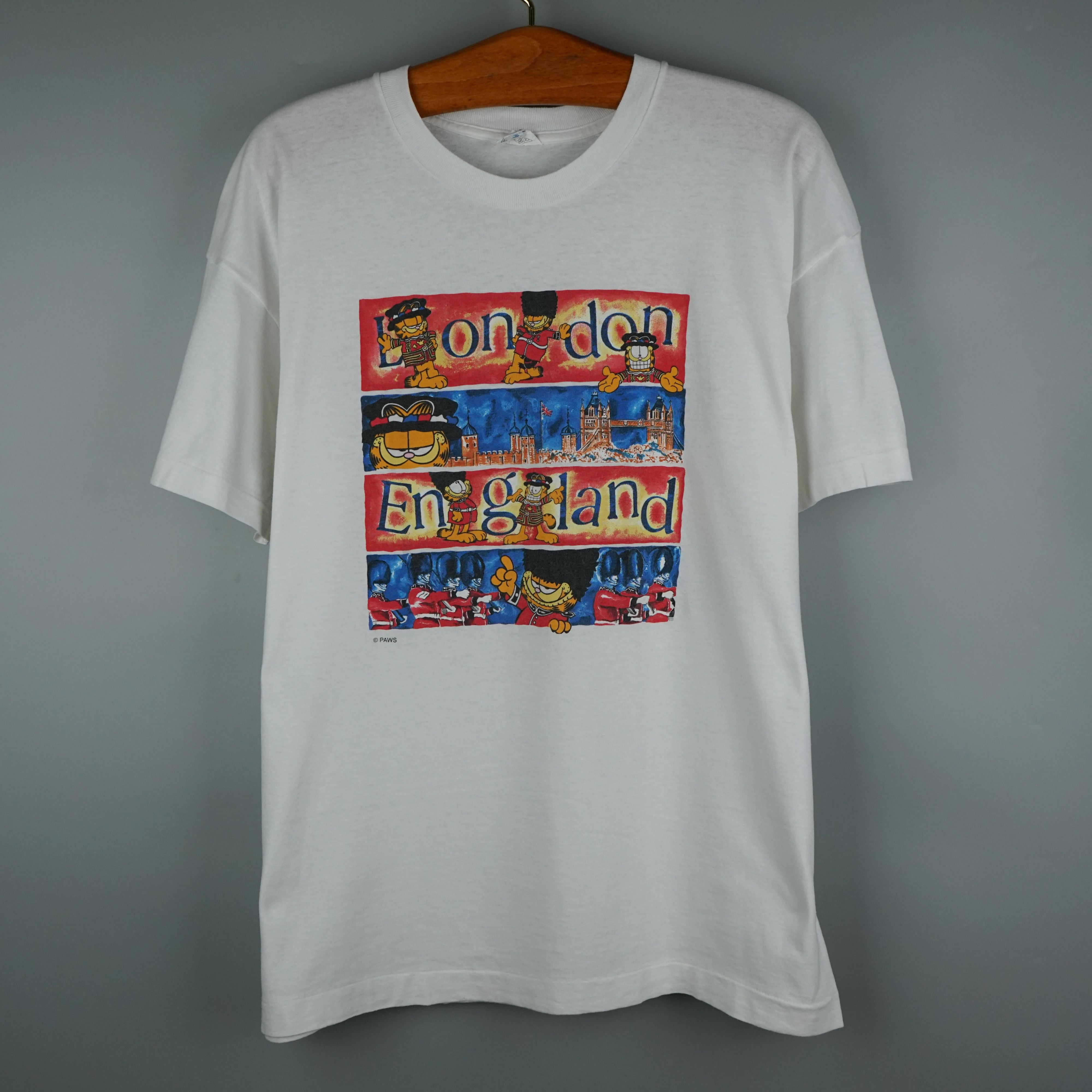 Cartoon Network × Vintage 90s Garfield Single Stitch t-shirt Size US XL / EU 56 / 4 - 1 Thumbnail
