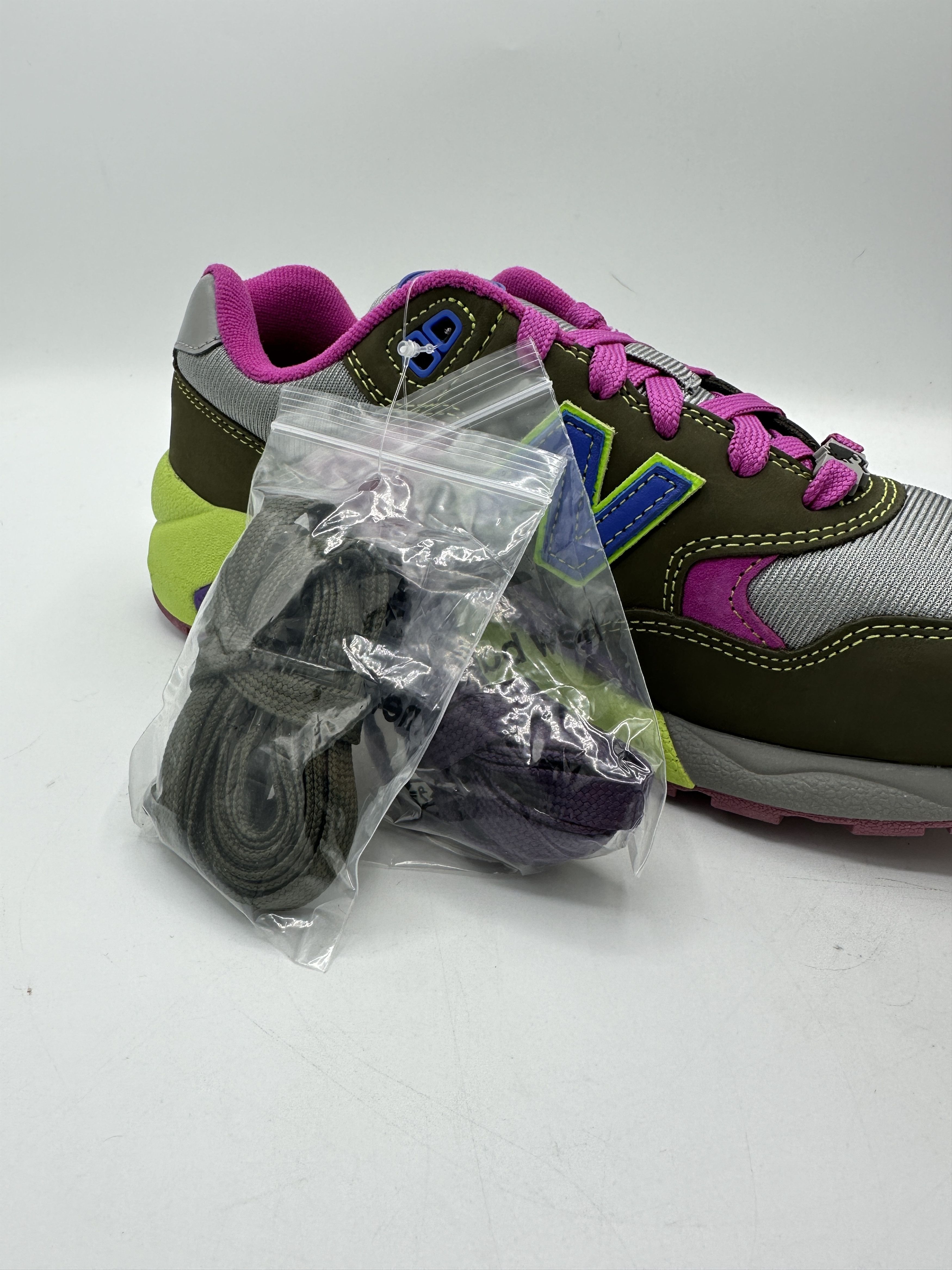 New Balance × Stray Rats Stray Rats New Balance 580 Khaki Purple Size US 8.5 / EU 41-42 - 4 Thumbnail
