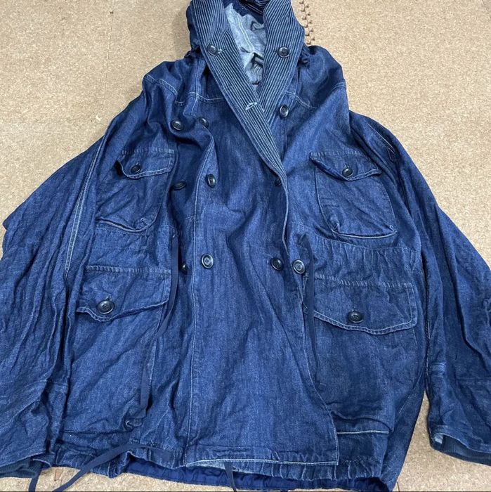 Kapital Kapital Denim Katsuragi Ring Coat Indigo | Grailed