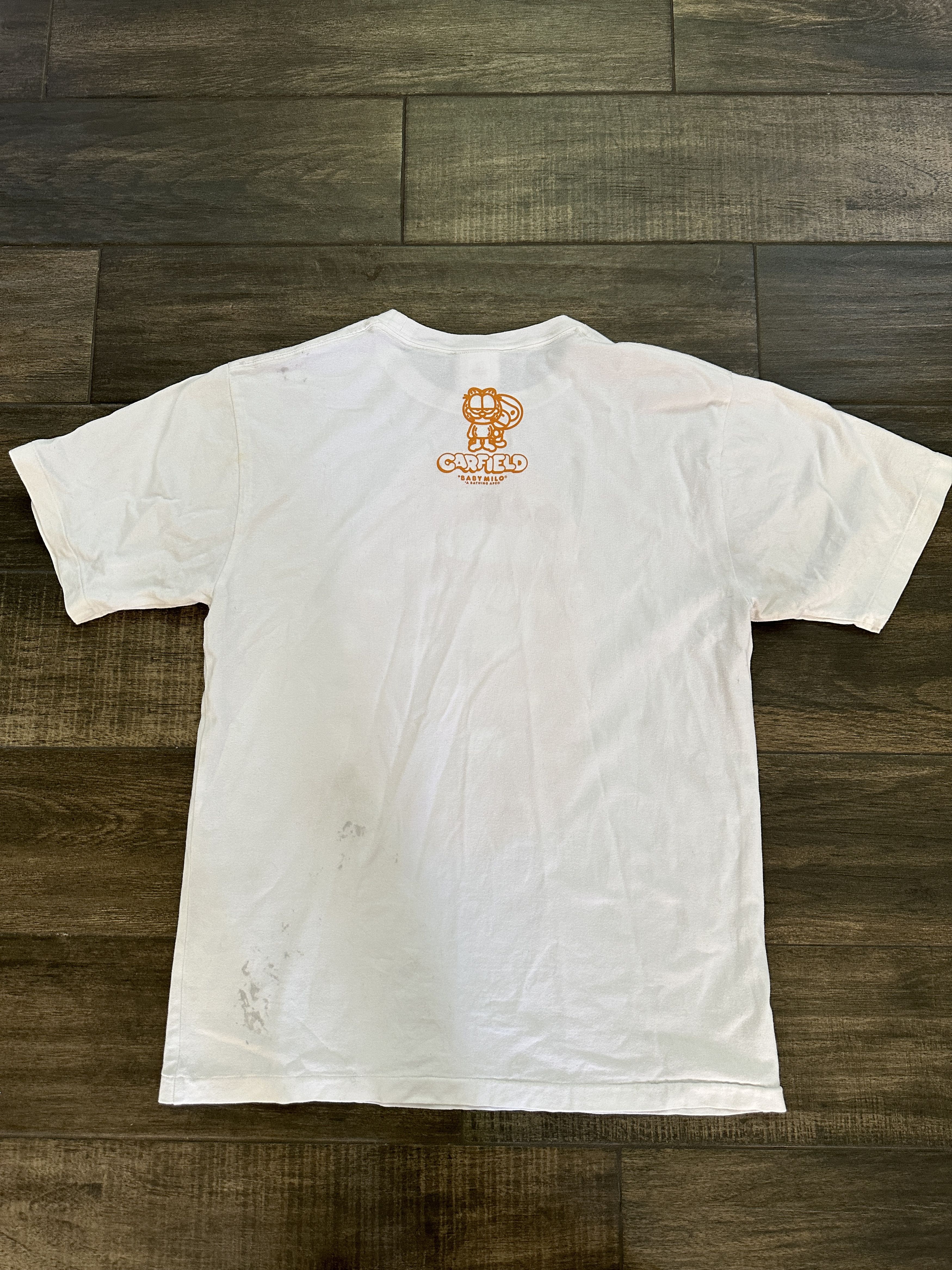 Bape Bape Garfield Ape Head Logo Tee Size US M / EU 48-50 / 2 - 2 Thumbnail