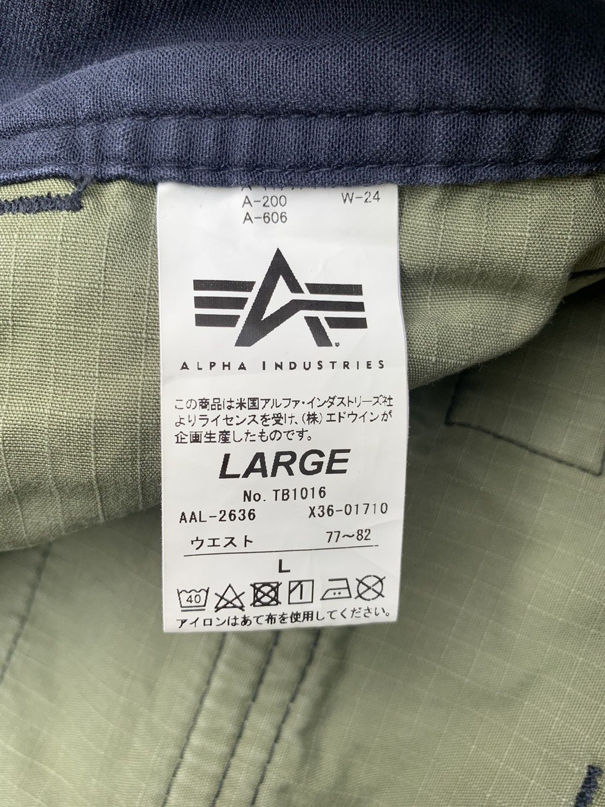 Alpha Industries Vintage Alpha Industries Cargo Pants Size US 34 / EU 50 - 8 Thumbnail