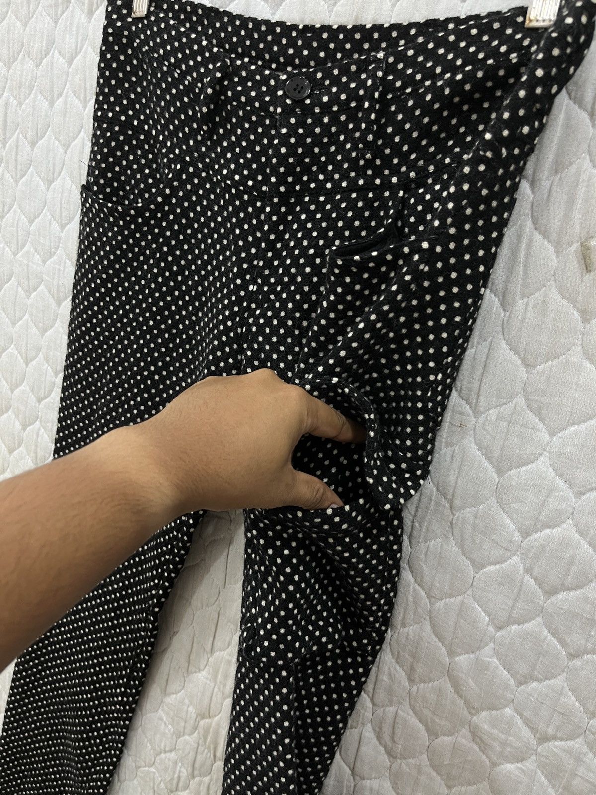 Yohji Yamamoto (Ggg). VINTAGE YS YOHJI YAMAMOTO POLKA DOT PANTS Size 31" - 9 Thumbnail