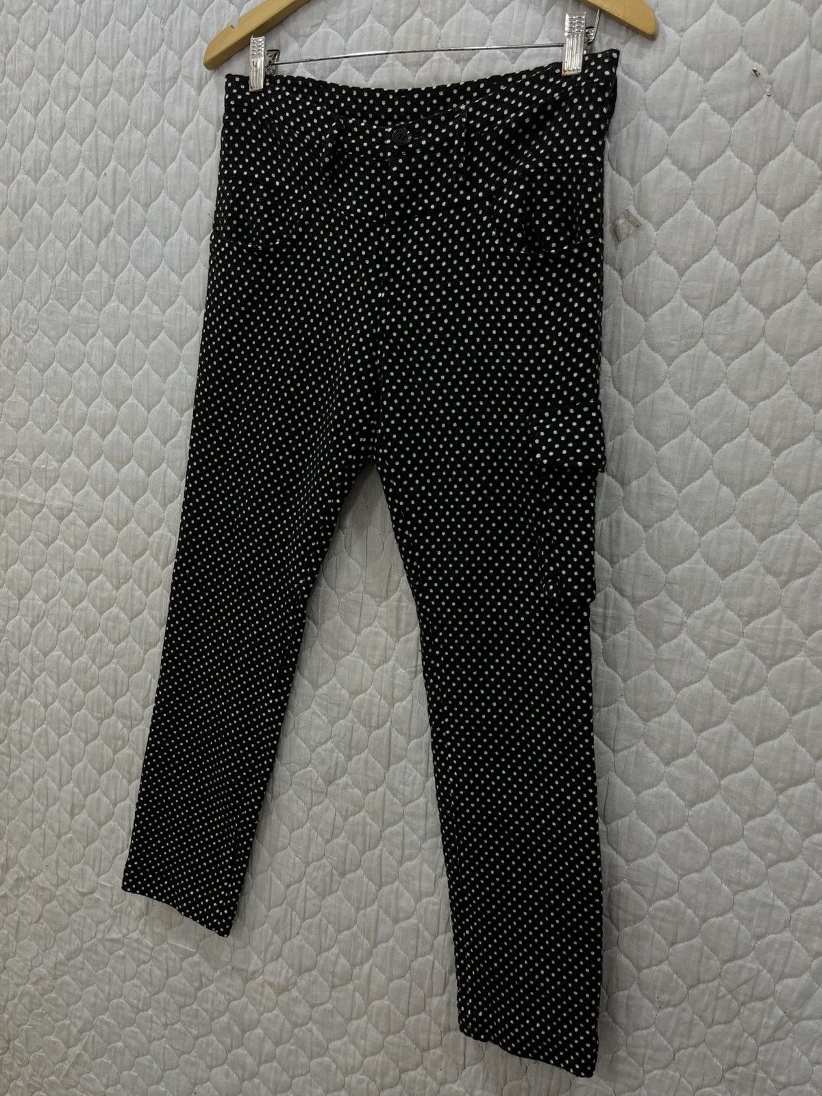 Yohji Yamamoto (Ggg). VINTAGE YS YOHJI YAMAMOTO POLKA DOT PANTS Size 31" - 2 Thumbnail
