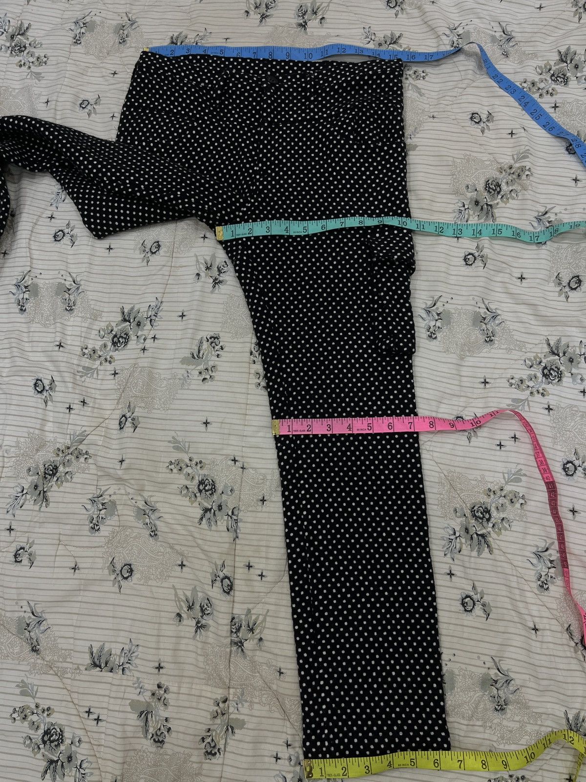 Yohji Yamamoto (Ggg). VINTAGE YS YOHJI YAMAMOTO POLKA DOT PANTS Size 31" - 16 Thumbnail