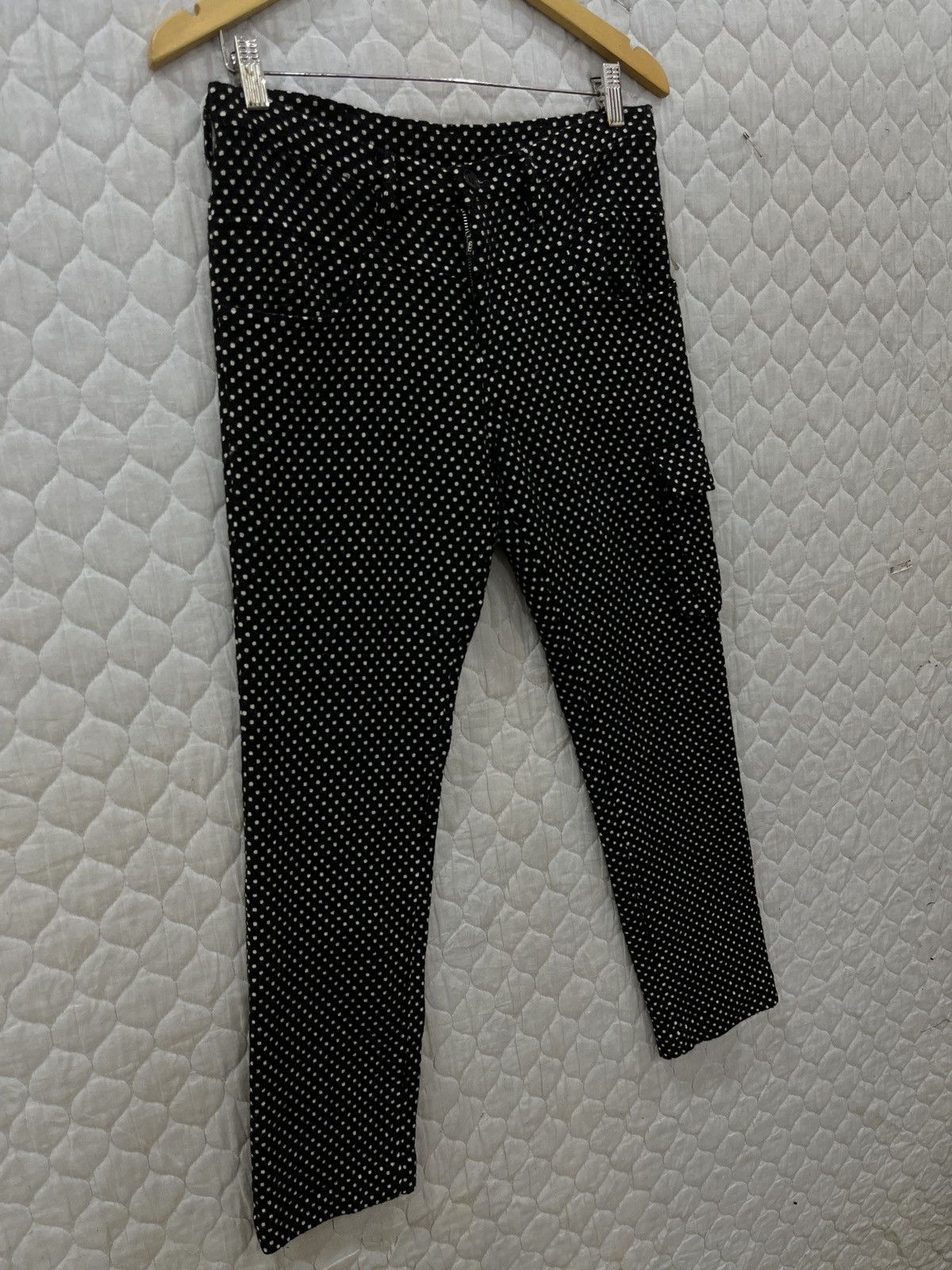 Yohji Yamamoto (Ggg). VINTAGE YS YOHJI YAMAMOTO POLKA DOT PANTS Size 31" - 3 Thumbnail