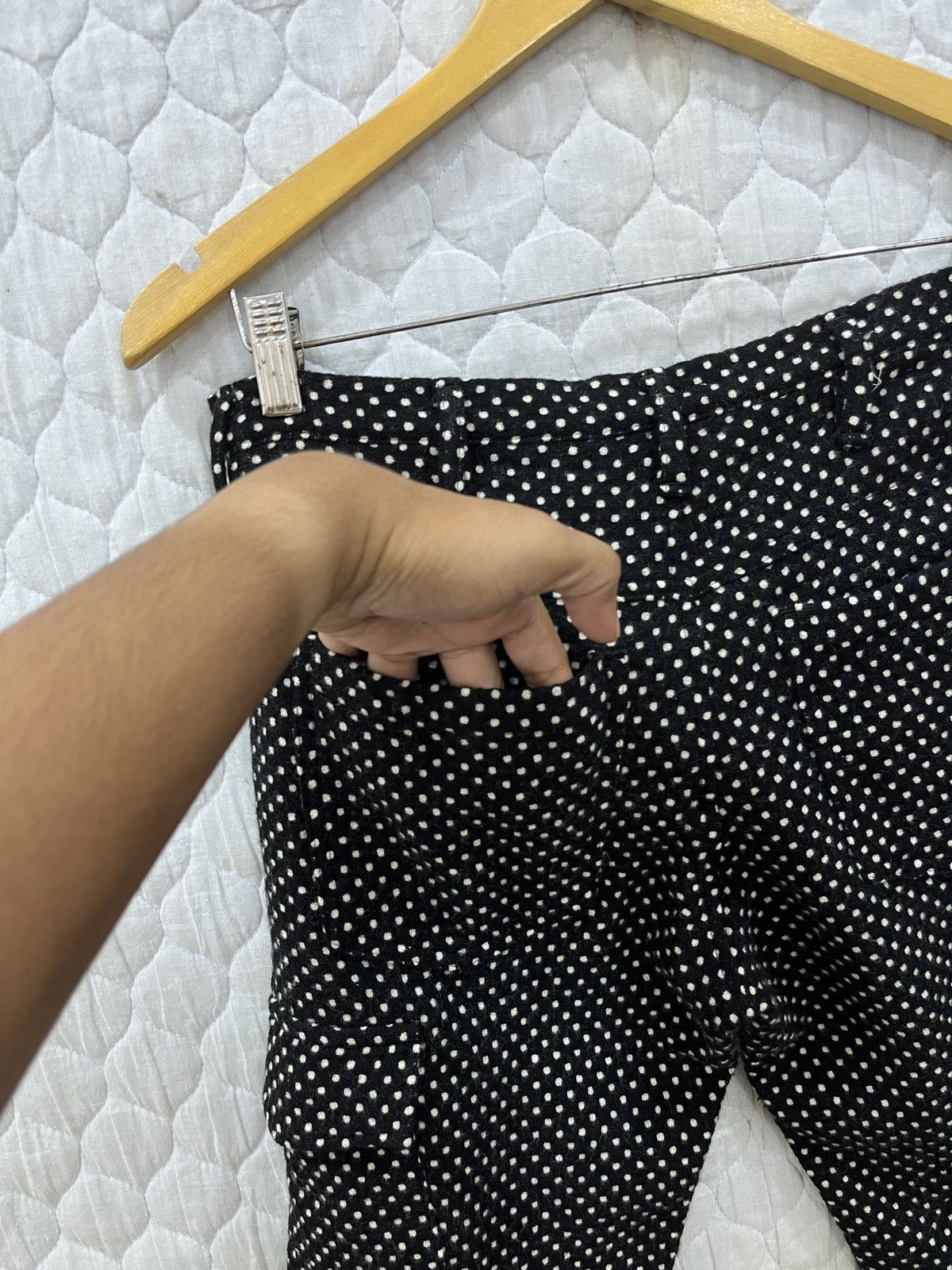 Yohji Yamamoto (Ggg). VINTAGE YS YOHJI YAMAMOTO POLKA DOT PANTS Size 31" - 11 Thumbnail