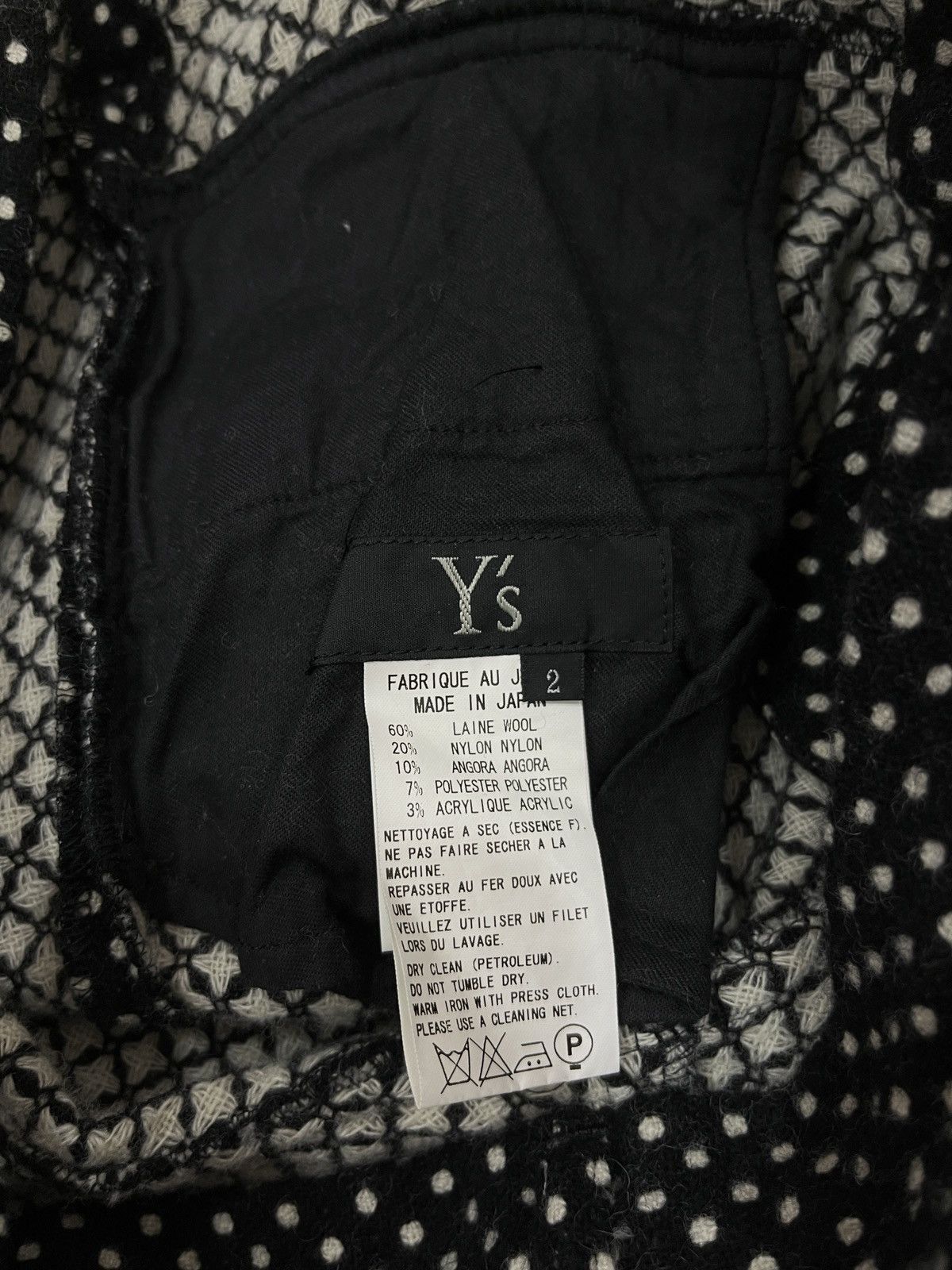 Yohji Yamamoto (Ggg). VINTAGE YS YOHJI YAMAMOTO POLKA DOT PANTS Size 31" - 13 Thumbnail