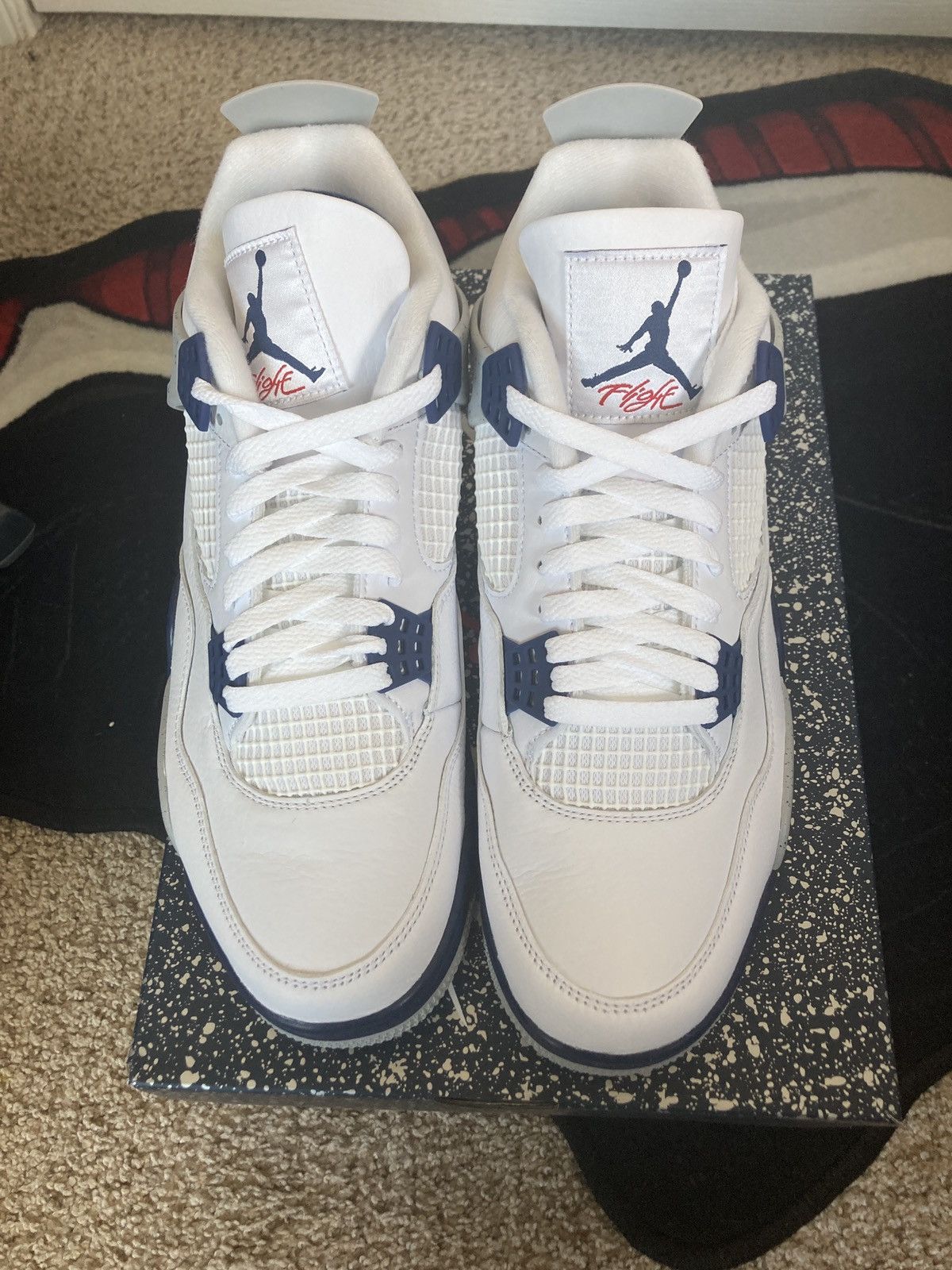 Jordan Brand × Nike Air Jordan 4 Midnight Navy Size 11 Size US 11 / EU 44 - 2 Thumbnail