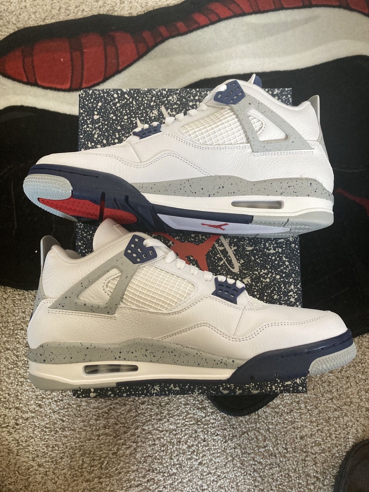 Jordan Brand × Nike Air Jordan 4 Midnight Navy Size 11 Size US 11 / EU 44 - 4 Thumbnail