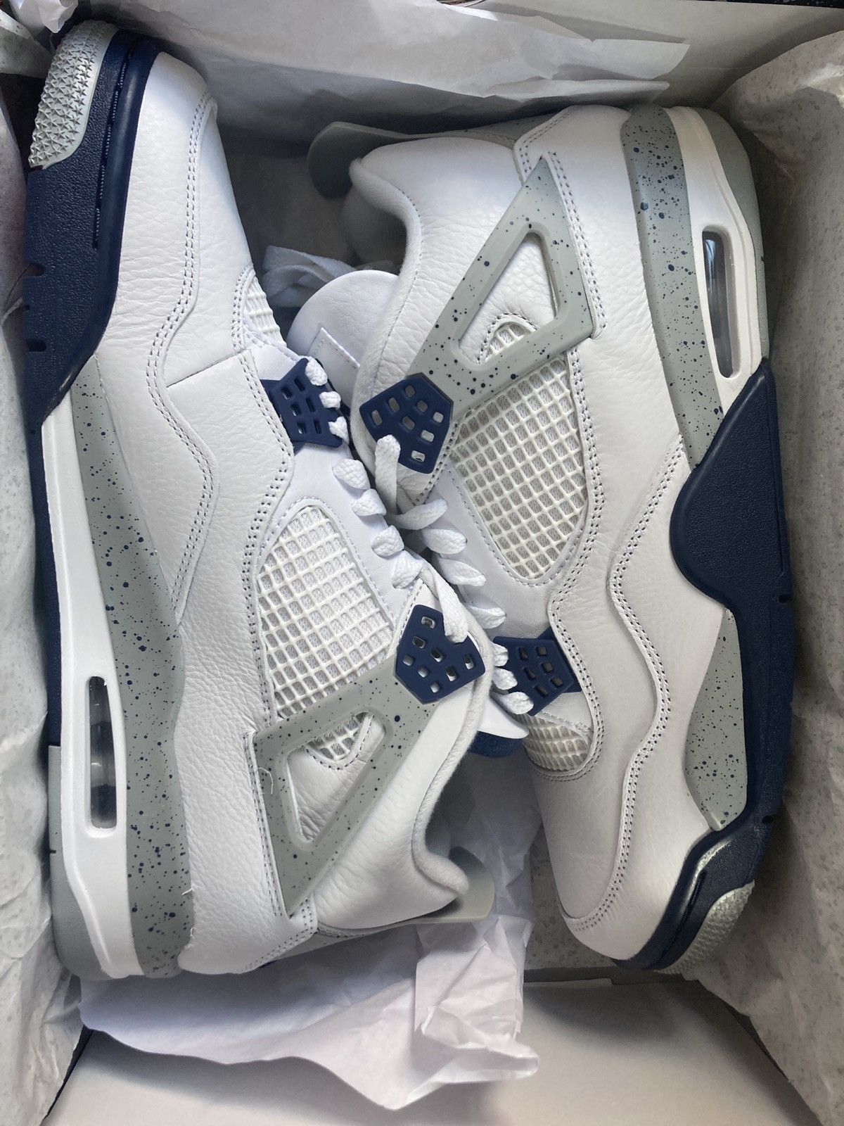 Jordan Brand × Nike Air Jordan 4 Midnight Navy Size 11 Size US 11 / EU 44 - 1 Thumbnail