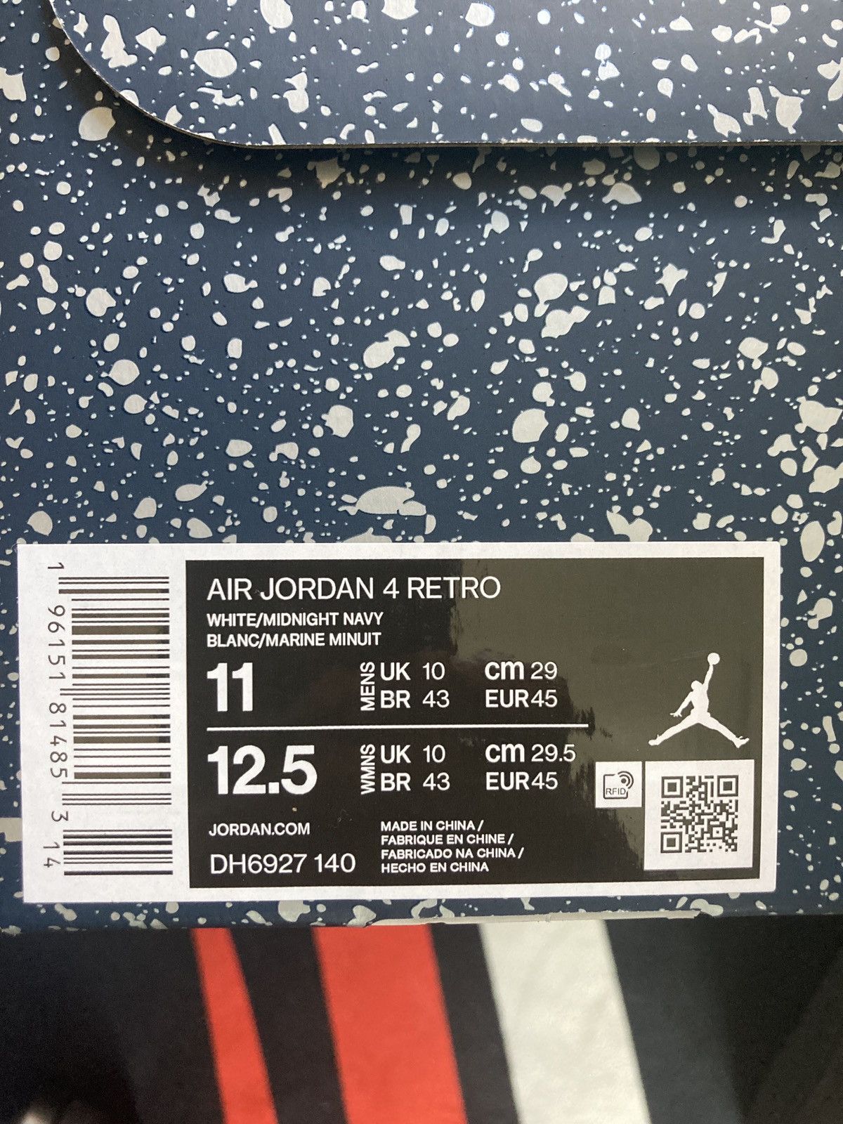 Jordan Brand × Nike Air Jordan 4 Midnight Navy Size 11 Size US 11 / EU 44 - 8 Thumbnail