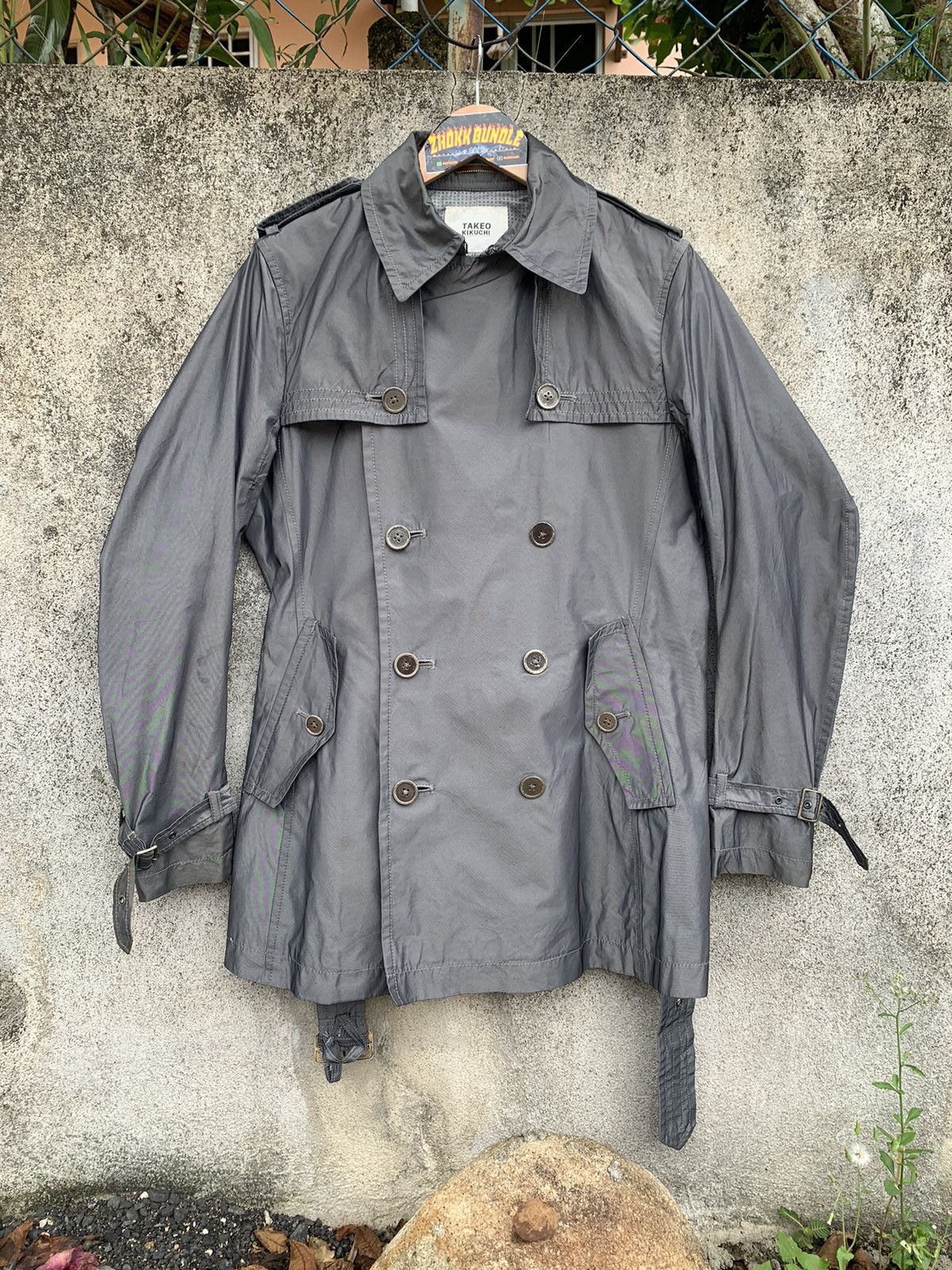 image of Takeo Kikuchi Double Breasted in Grey, Men's (Size Large)