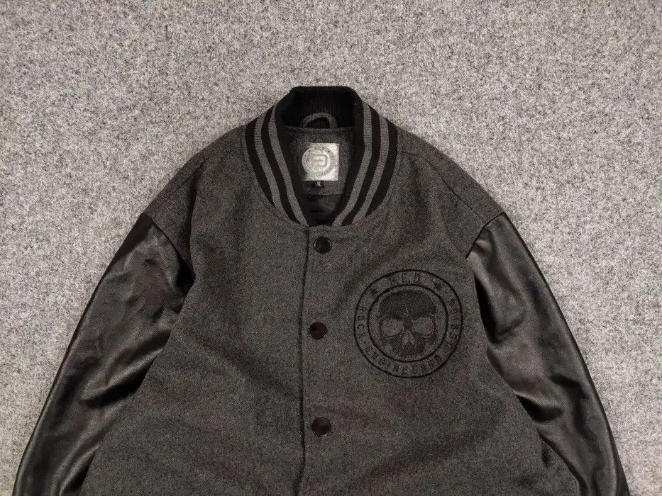 Japanese Brand Vintage 90's Rock Engineered Design Varsity Bomber Jacket Size US XL / EU 56 / 4 - 4 Thumbnail
