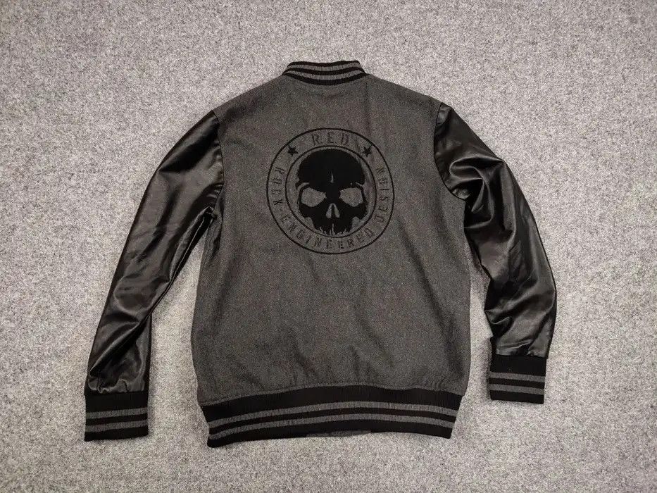 Japanese Brand Vintage 90's Rock Engineered Design Varsity Bomber Jacket Size US XL / EU 56 / 4 - 1 Thumbnail