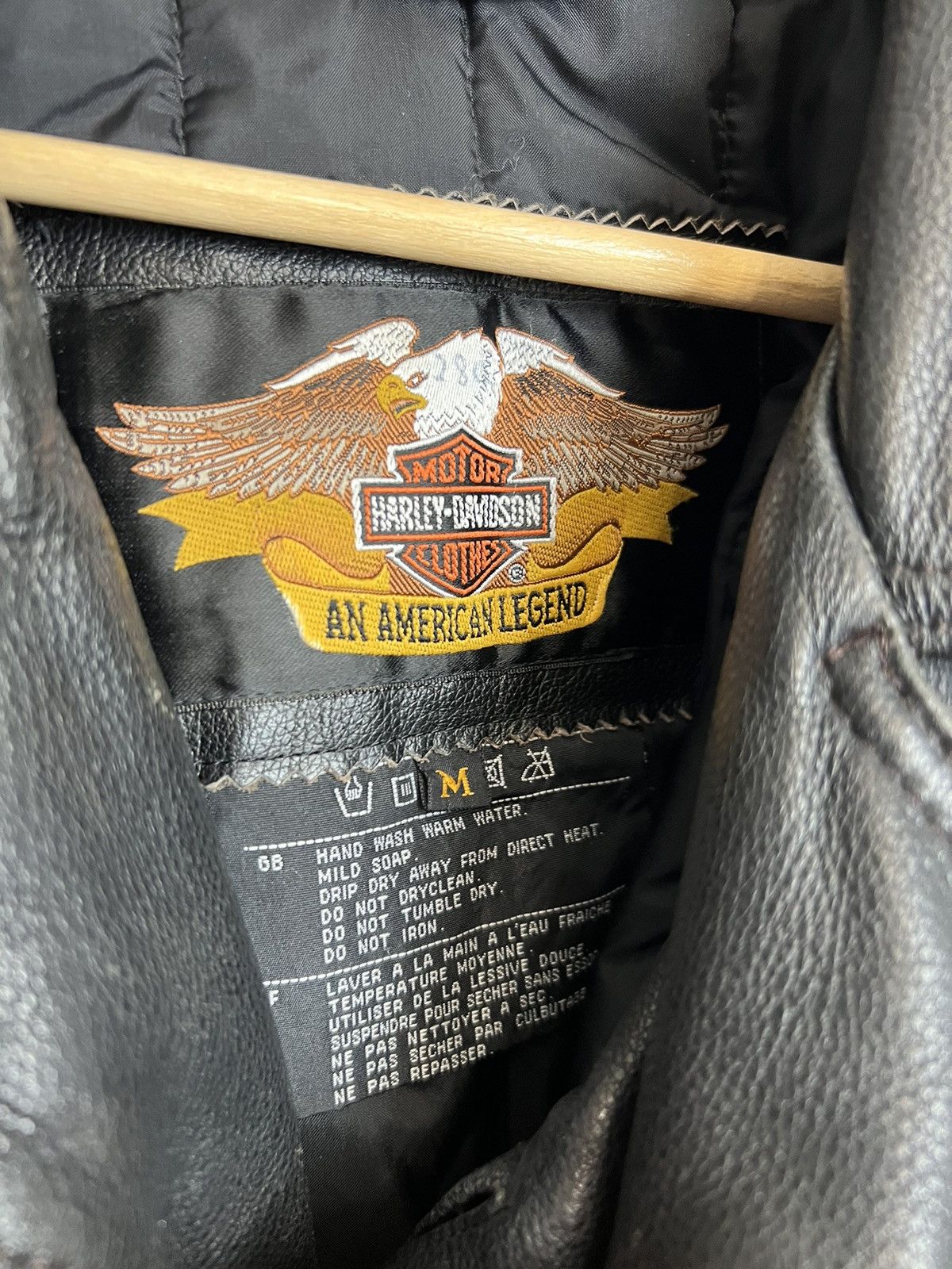 Harley Davidson Harley Davidson Vintage Leather Jacket Biker Ramones Black Size US M / EU 48-50 / 2 - 9 Thumbnail