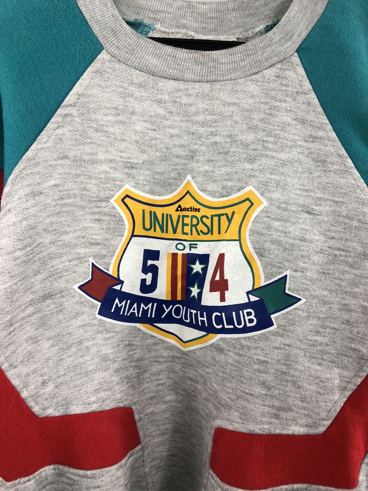 Vintage Vintage Active University Of Miami Club Grey/Green Size L Size US L / EU 52-54 / 3 - 4 Thumbnail