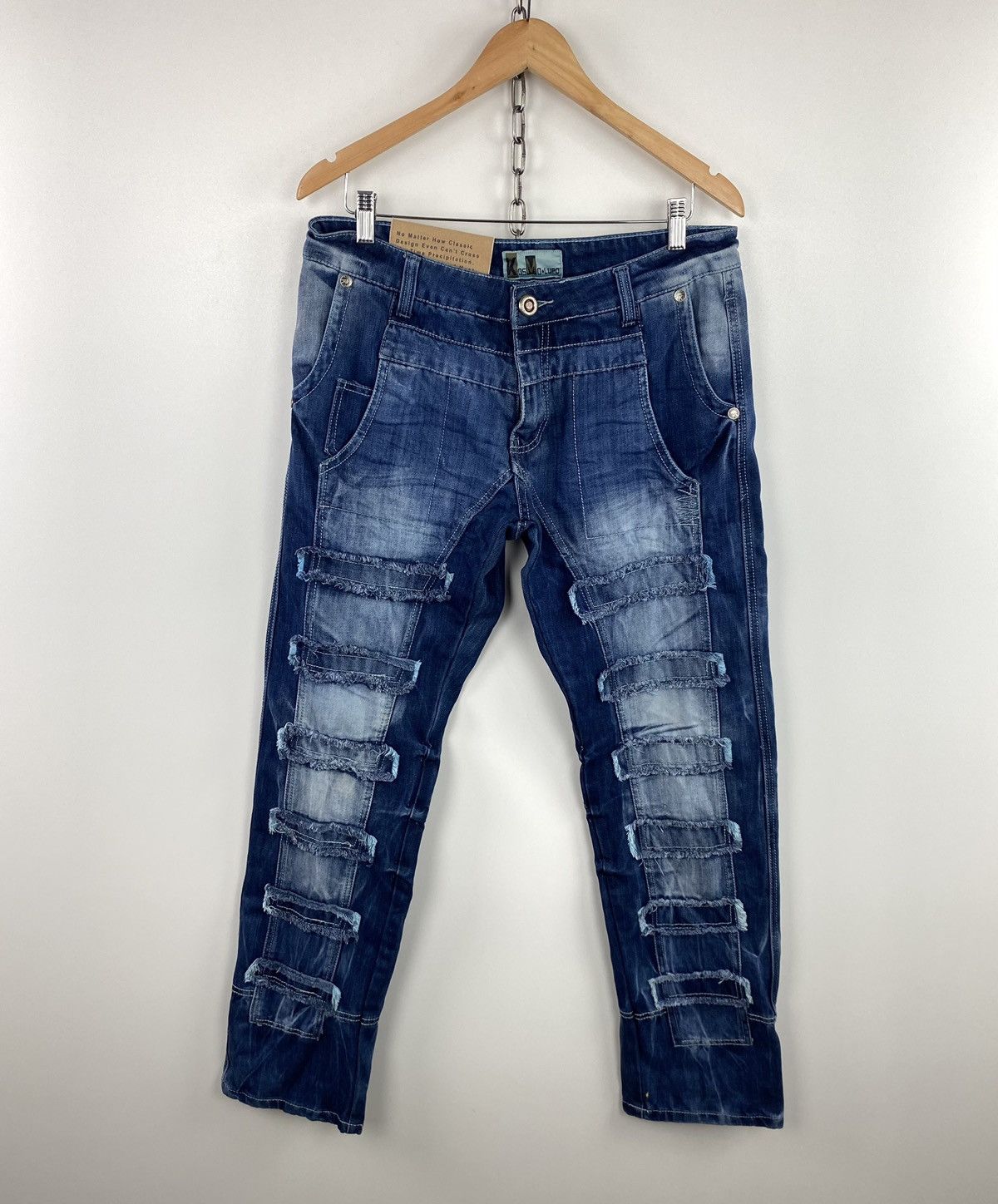 Japanese Brand × Vintage Vintage 1996 Kosmo Lupo Denim Jeans Japanese Style Size 34 Size US 34 / EU 50 - 1 Thumbnail