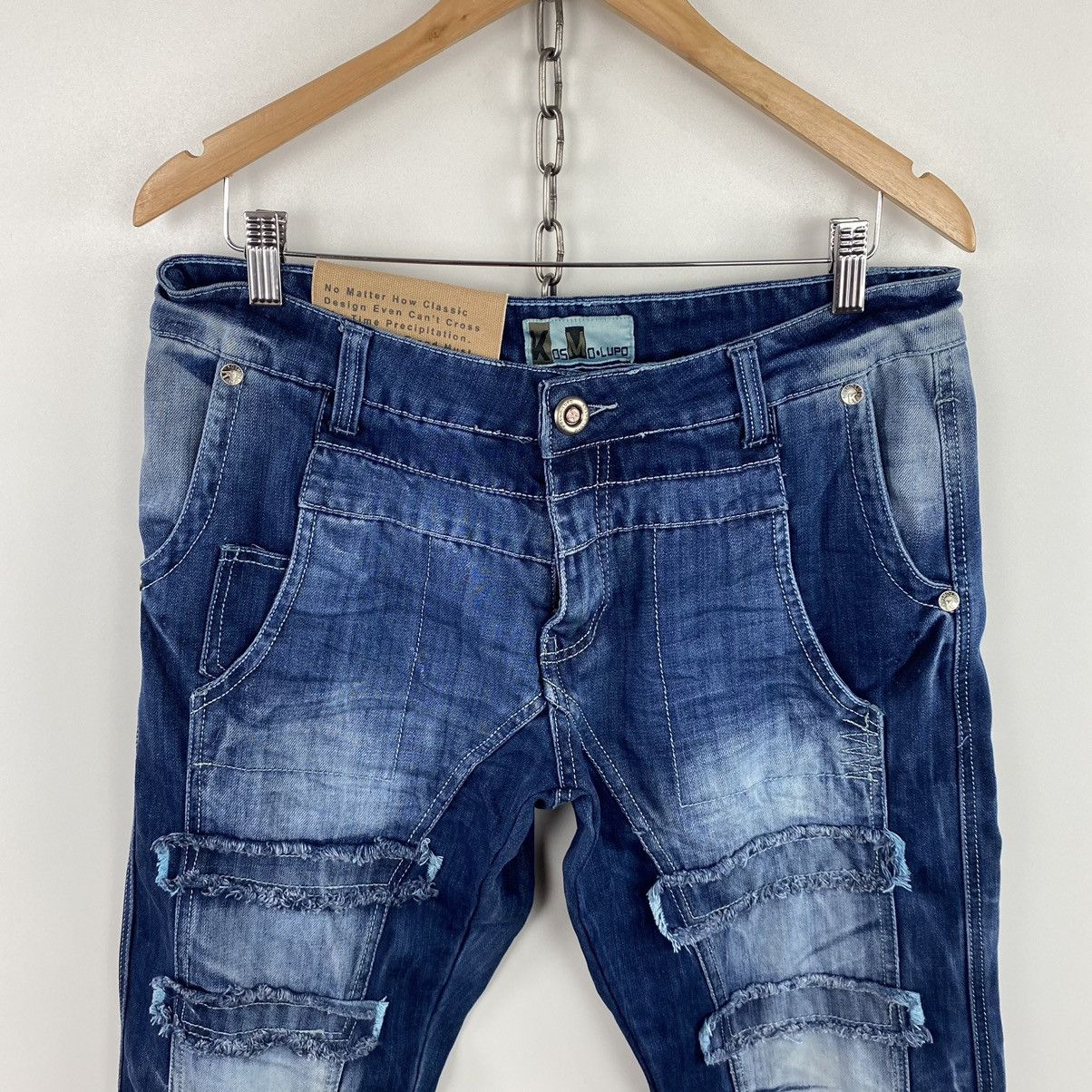 Japanese Brand × Vintage Vintage 1996 Kosmo Lupo Denim Jeans Japanese Style Size 34 Size US 34 / EU 50 - 4 Thumbnail