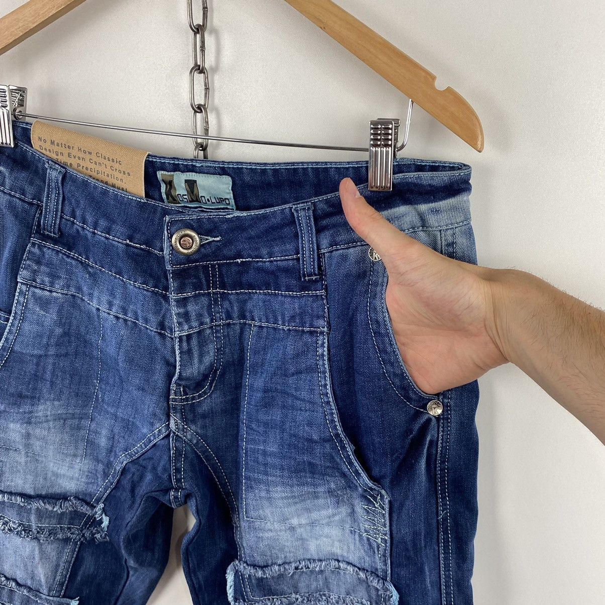 Japanese Brand × Vintage Vintage 1996 Kosmo Lupo Denim Jeans Japanese Style Size 34 Size US 34 / EU 50 - 8 Thumbnail