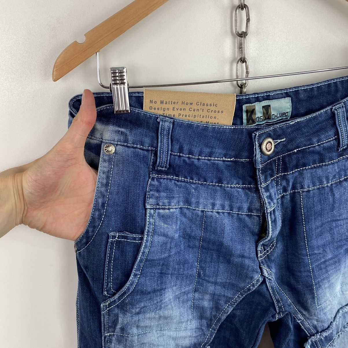 Japanese Brand × Vintage Vintage 1996 Kosmo Lupo Denim Jeans Japanese Style Size 34 Size US 34 / EU 50 - 6 Thumbnail