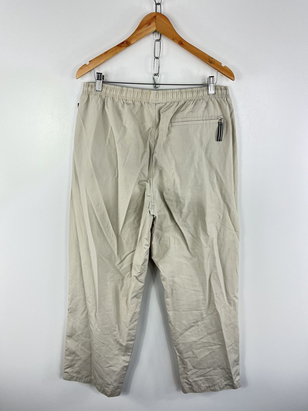 Nike × Vintage Vtg 90’s Nike Jogger Sweat Pants Beige Size M Size US 32 / EU 48 - 9 Thumbnail