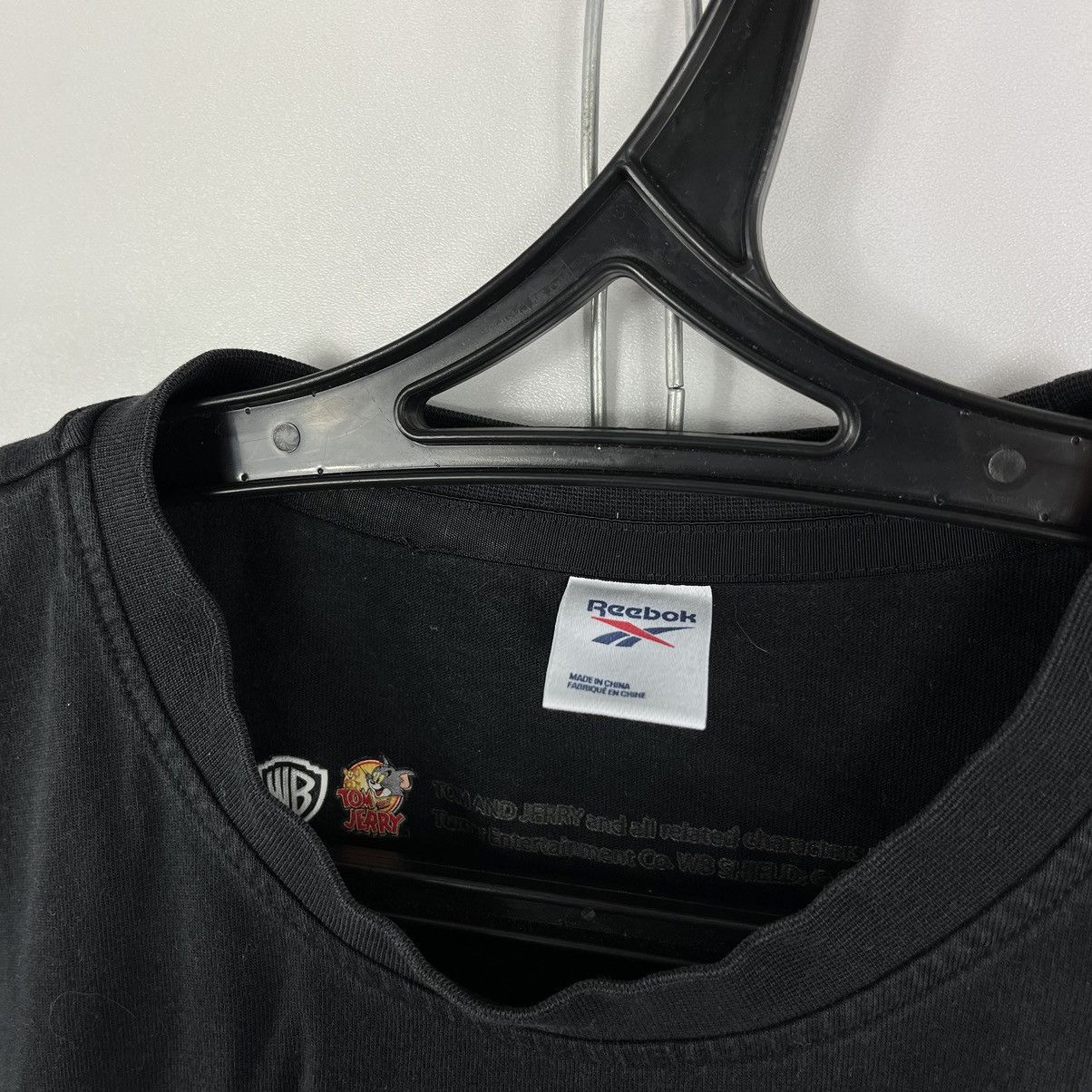 Reebok × Vintage Reebok Tom&Jerry Back Big Logo T-Shirt Black Size M Size US M / EU 48-50 / 2 - 6 Thumbnail