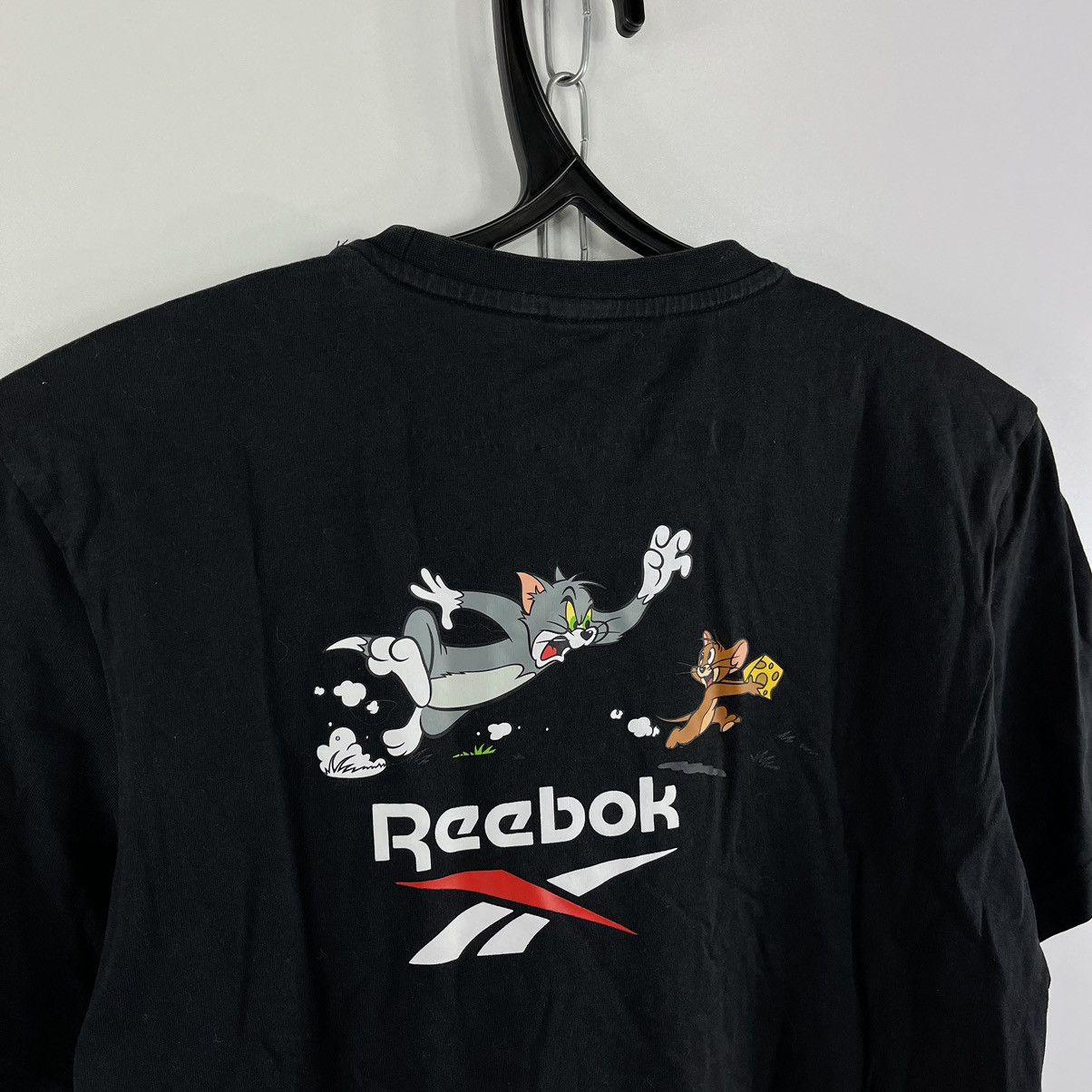 Reebok × Vintage Reebok Tom&Jerry Back Big Logo T-Shirt Black Size M Size US M / EU 48-50 / 2 - 5 Thumbnail