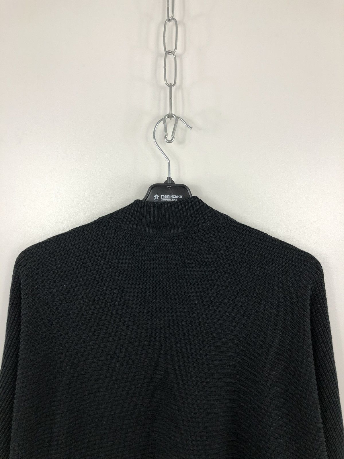 Carlo Colucci × Vintage Carlo Colucci Wool Zip Jacket Black Size L Size US L / EU 52-54 / 3 - 7 Thumbnail