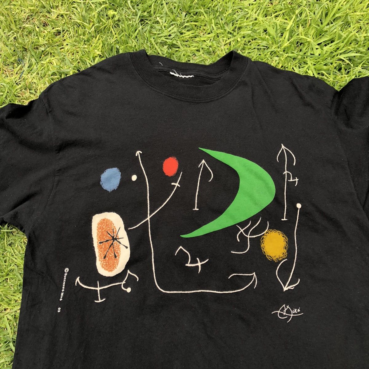Vintage SUCCESSION JOAN MIRÓ 03 VINTAGE ART TEE Size US L / EU 52-54 / 3 - 6 Thumbnail