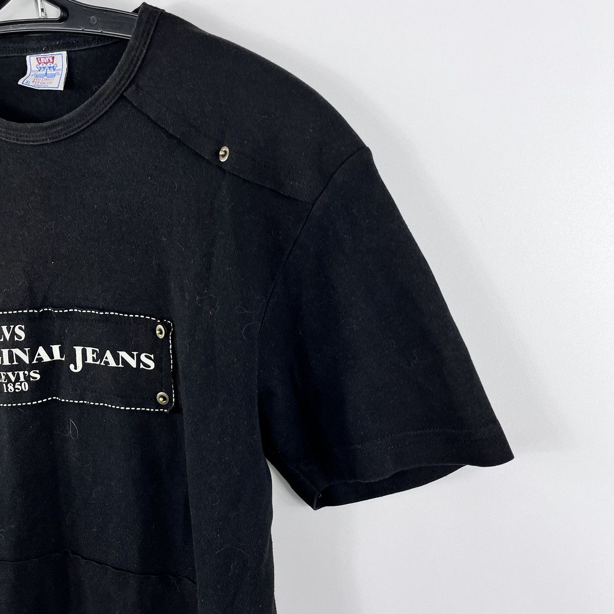 Levi's Vintage Clothing Vintage Rare 90’s Levi’s T-Shirt Big Logo Black Size L/XL Size US XL / EU 56 / 4 - 3 Thumbnail