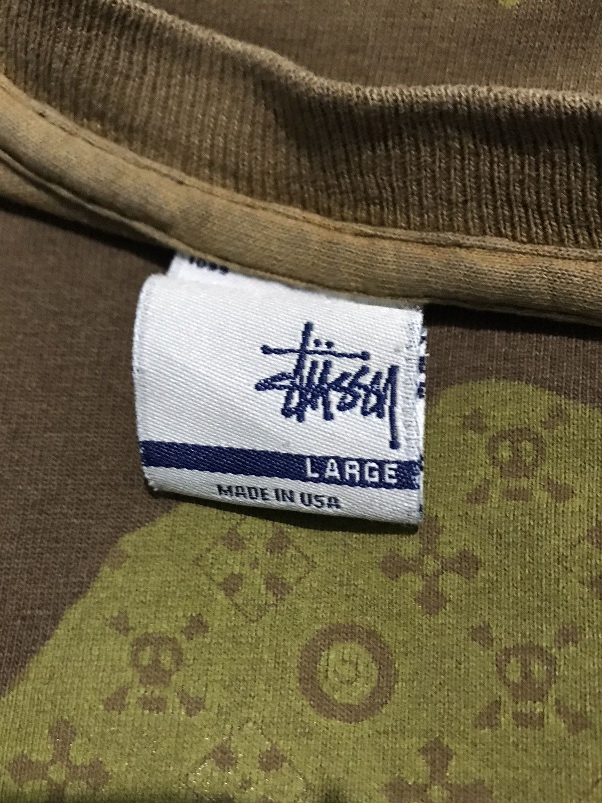 Stussy × Vintage Vintage Stussy X Louis Vuitton SS Skate Monogram Long Sleeve Size US L / EU 52-54 / 3 - 3 Thumbnail