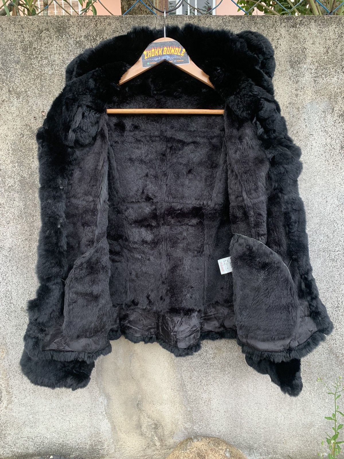 Vintage Vintage Faux Fur Leather Jacket Size L / US 10 / IT 46 - 4 Thumbnail