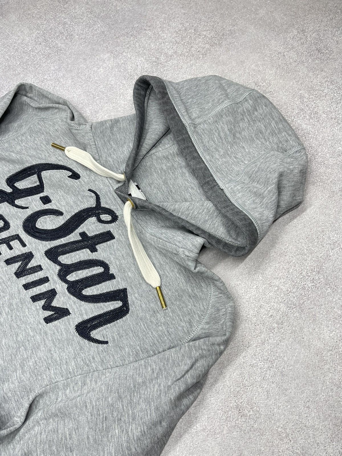 G-Star Mens G-Star Raw Denim Hoodie Grey Vintsgae Center Logo Size US M / EU 48-50 / 2 - 2 Thumbnail