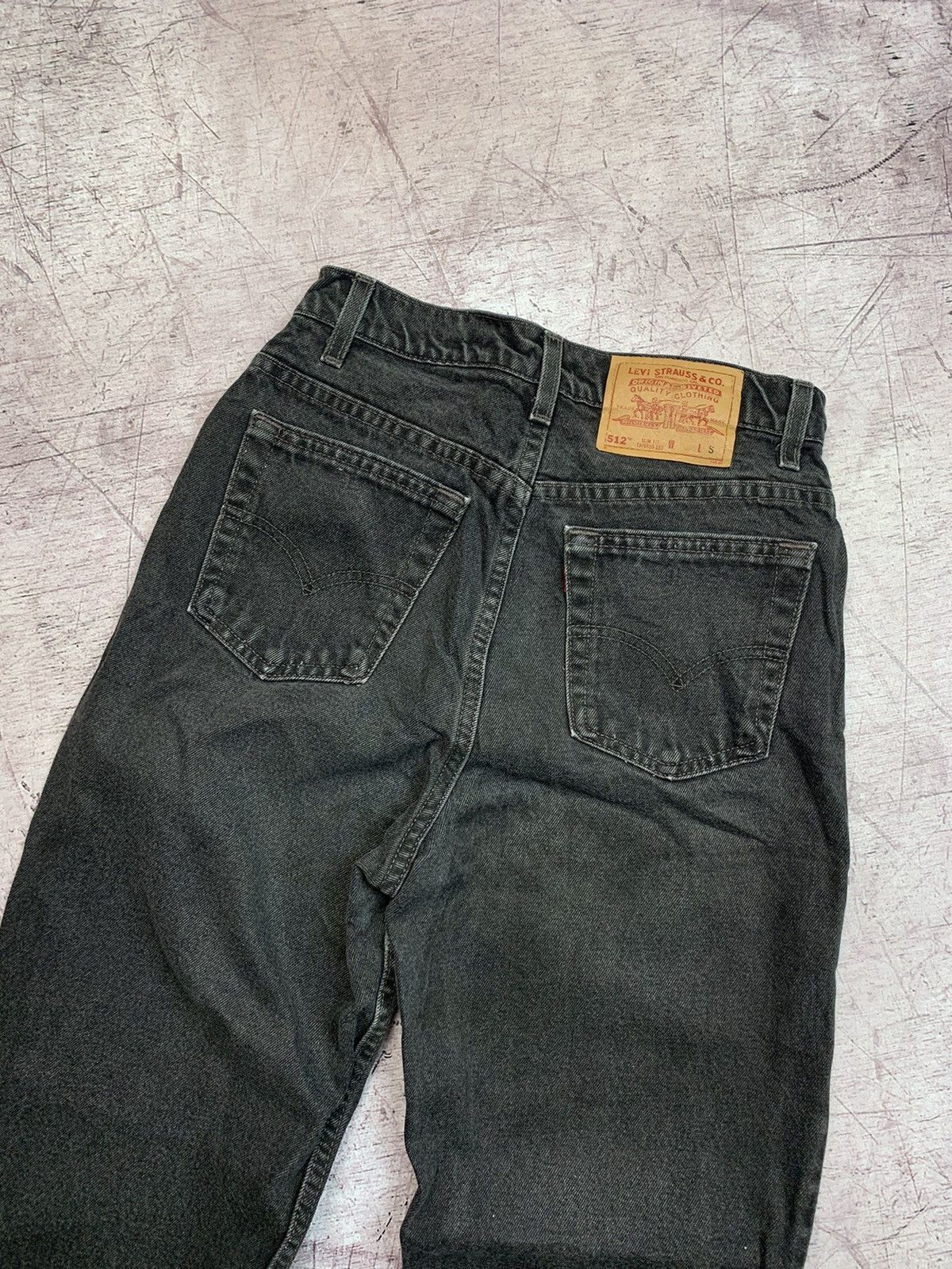 Levi's × Levi's Vintage Clothing × Vintage Levis 512 Vintage Mens Denim Pants Jeans Black Size US 30 / EU 46 - 4 Thumbnail